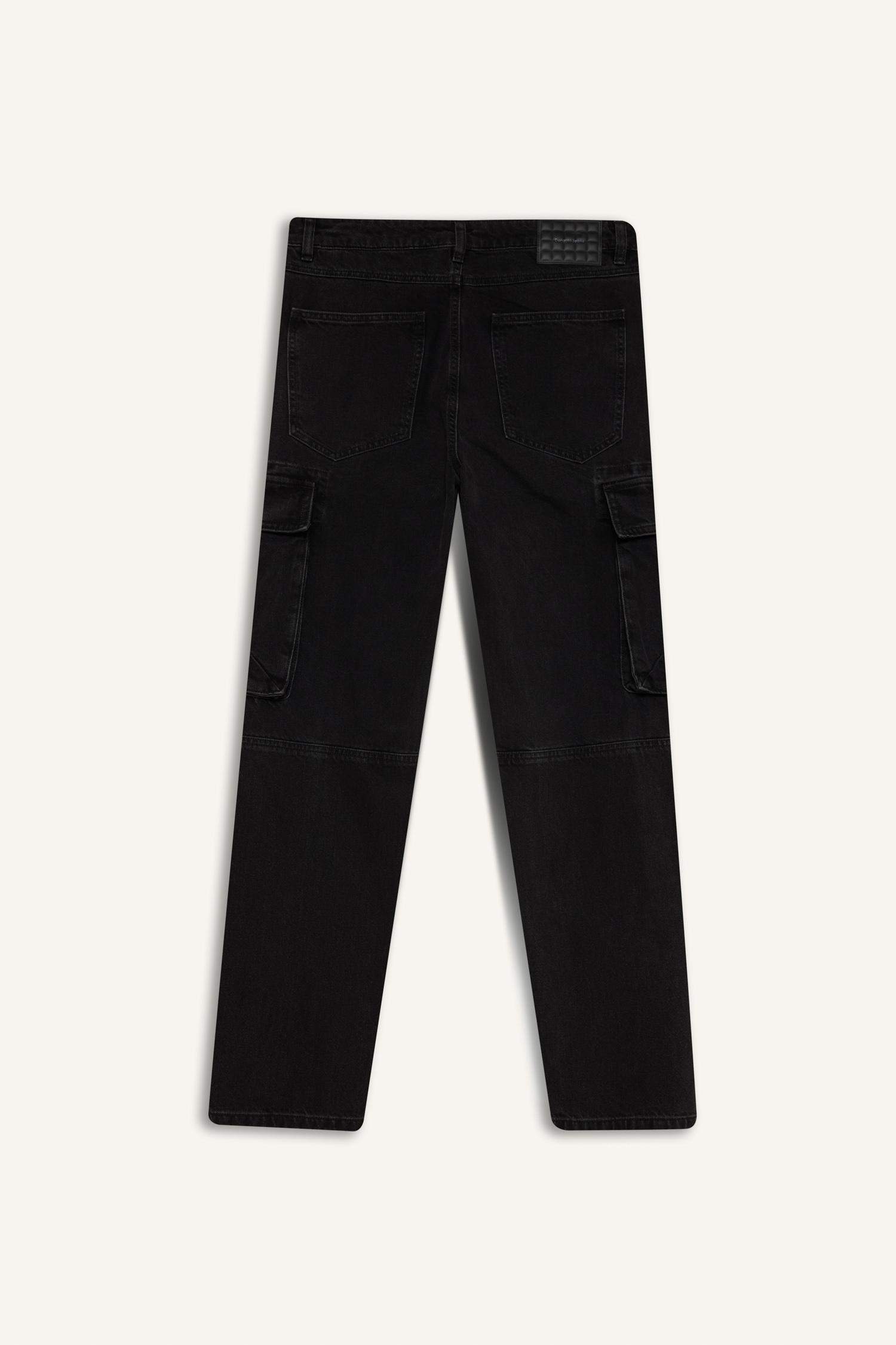 релакс пішімі деним кең етек Шалбар