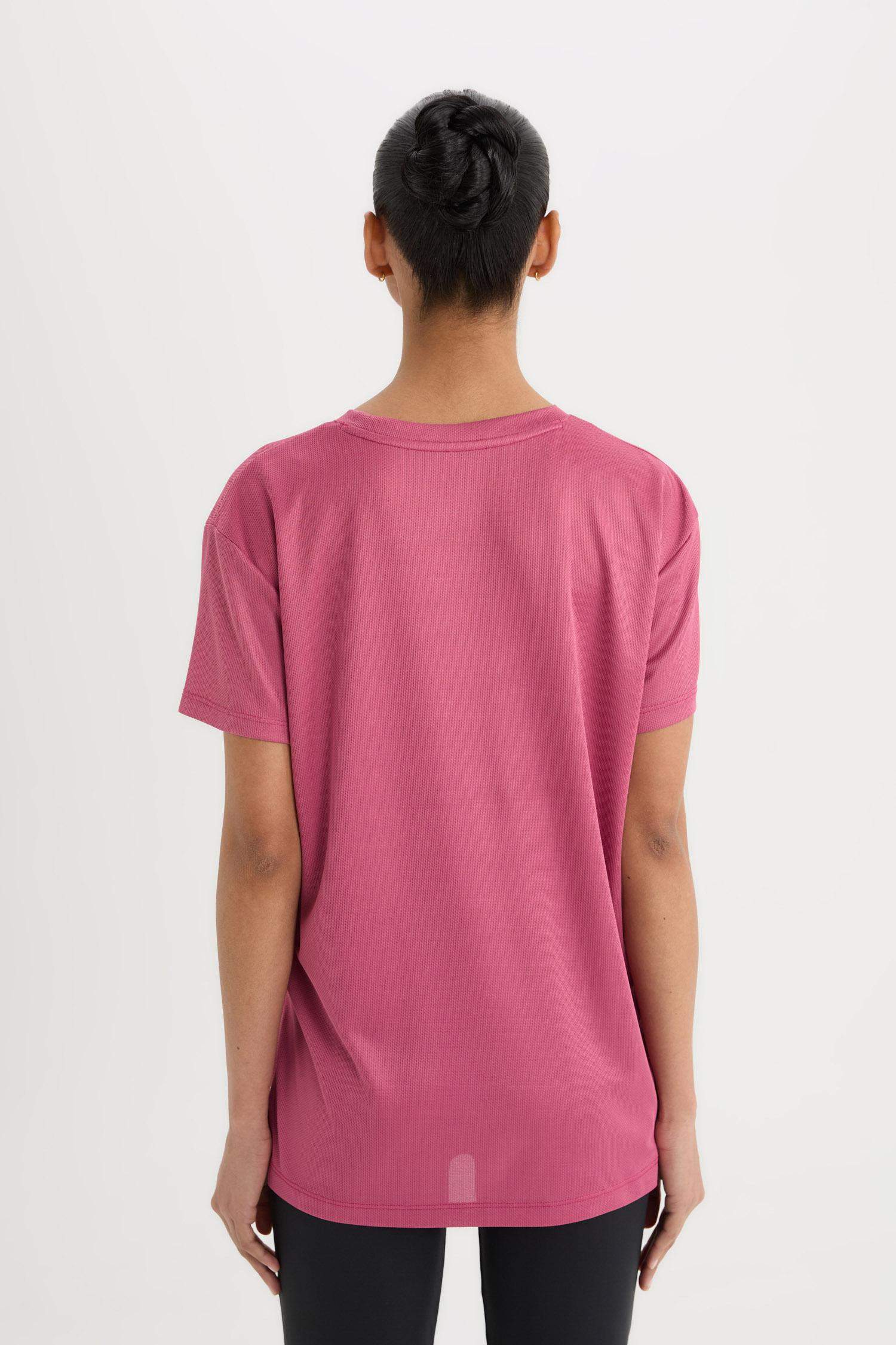 DeFactoFit Oversize Fit Crew Neck Sports T-Shirt