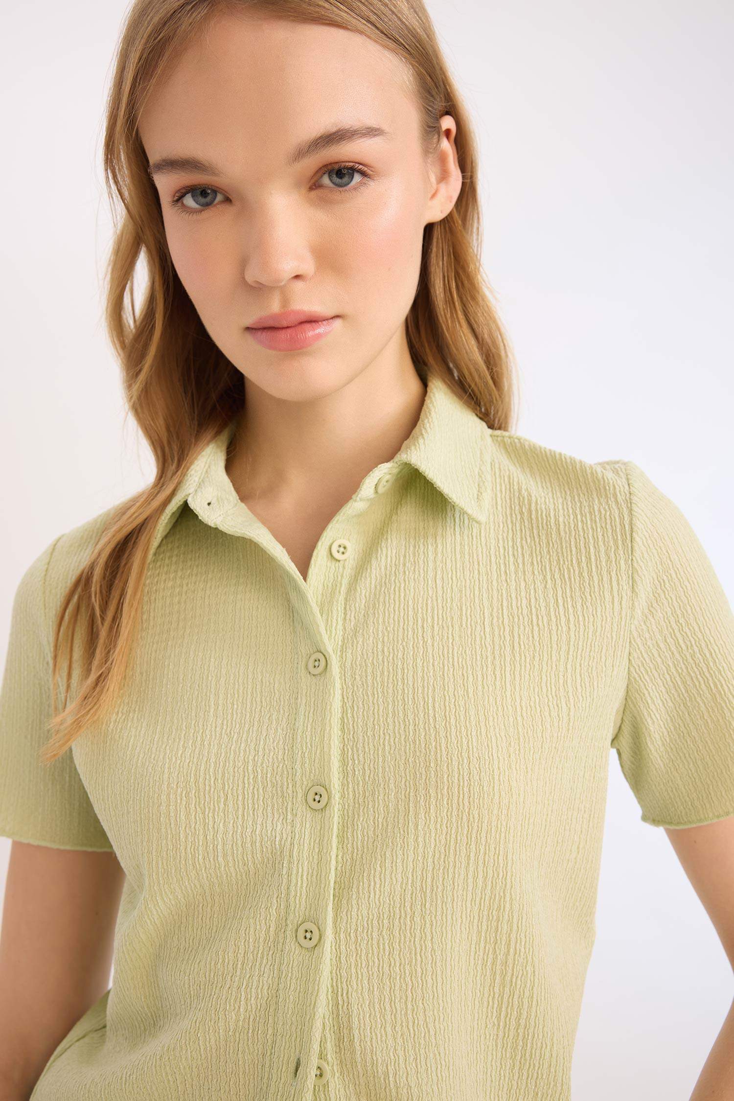 Рубашка облегающего кроя с коротким рукавом, Коллекция Coool