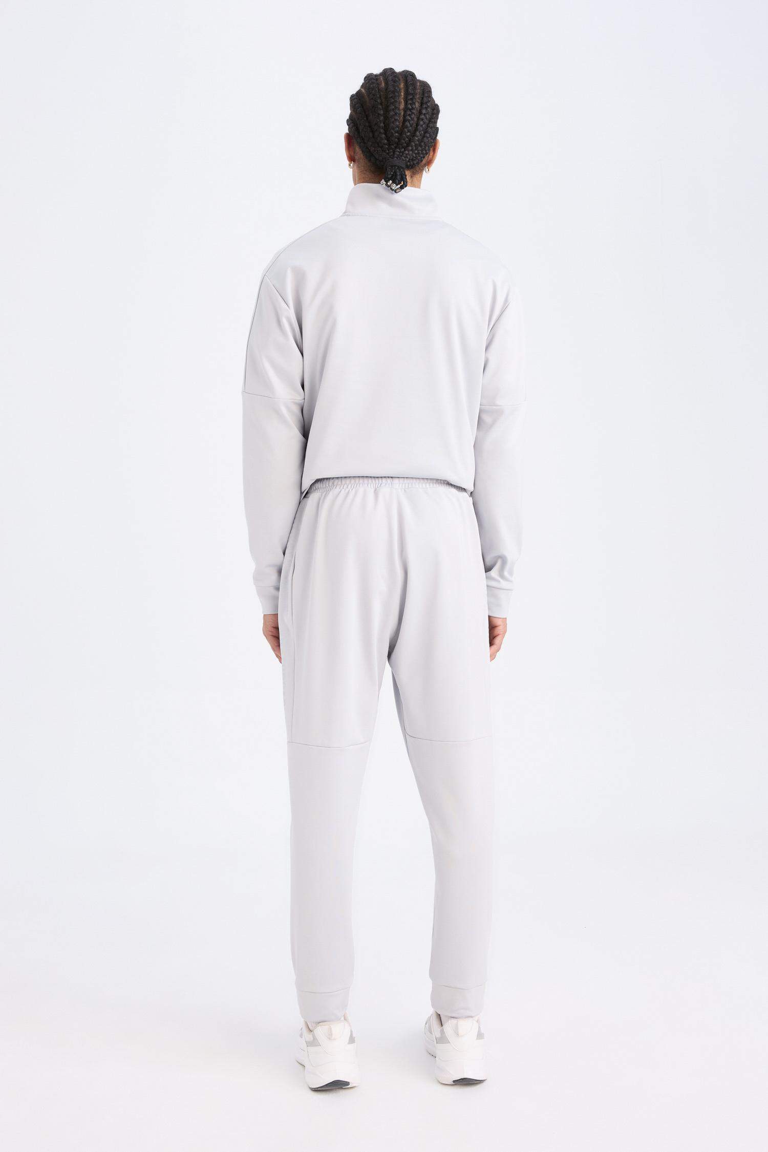 Standart Fit İçi Yumuşak Tüylü Skuba Dalgıç Kumaş Sporcu Jogger Eşofman Altı 