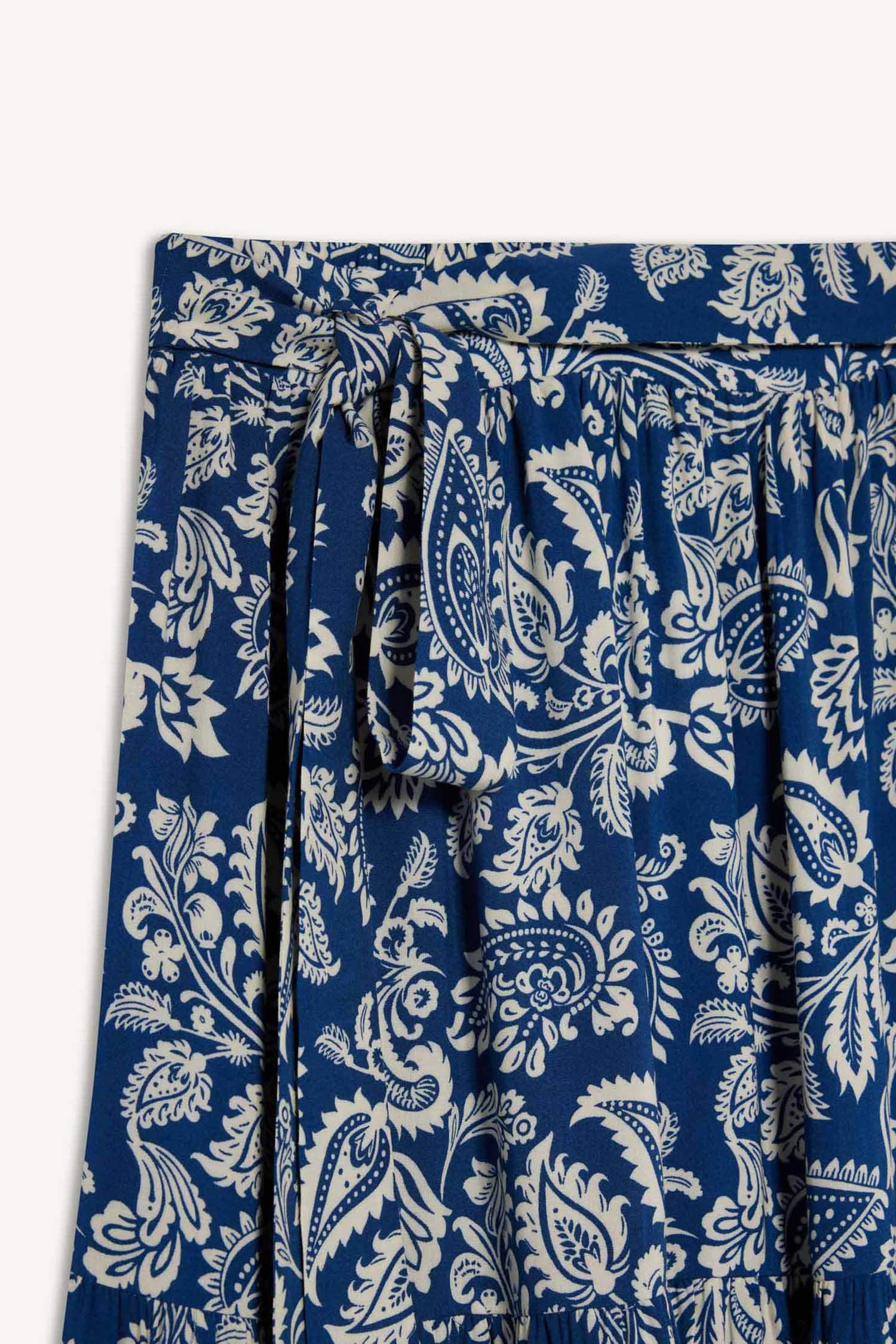 تنورة طويلة مطبوع فيسكوز