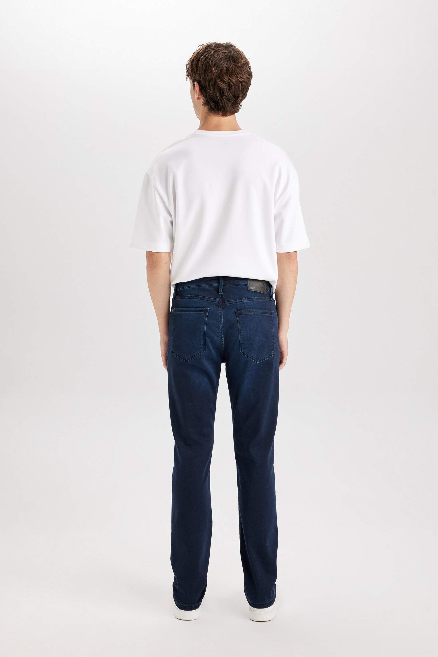 серджио - қалыпты пішім деним тұрақты етек Шалбар