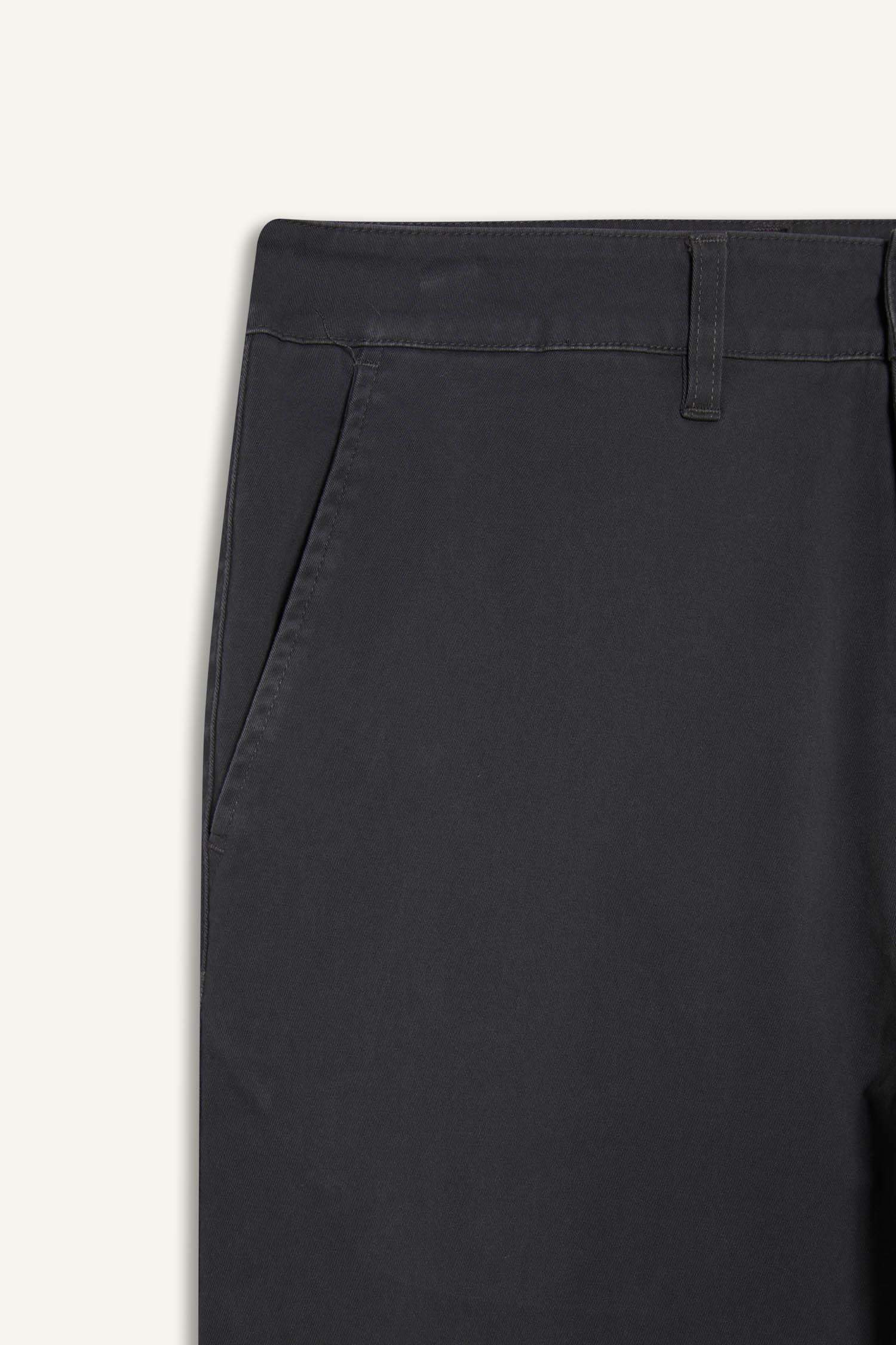 Regular Fit Normal Kesim Cepli Düz Paça Chino Pantolon