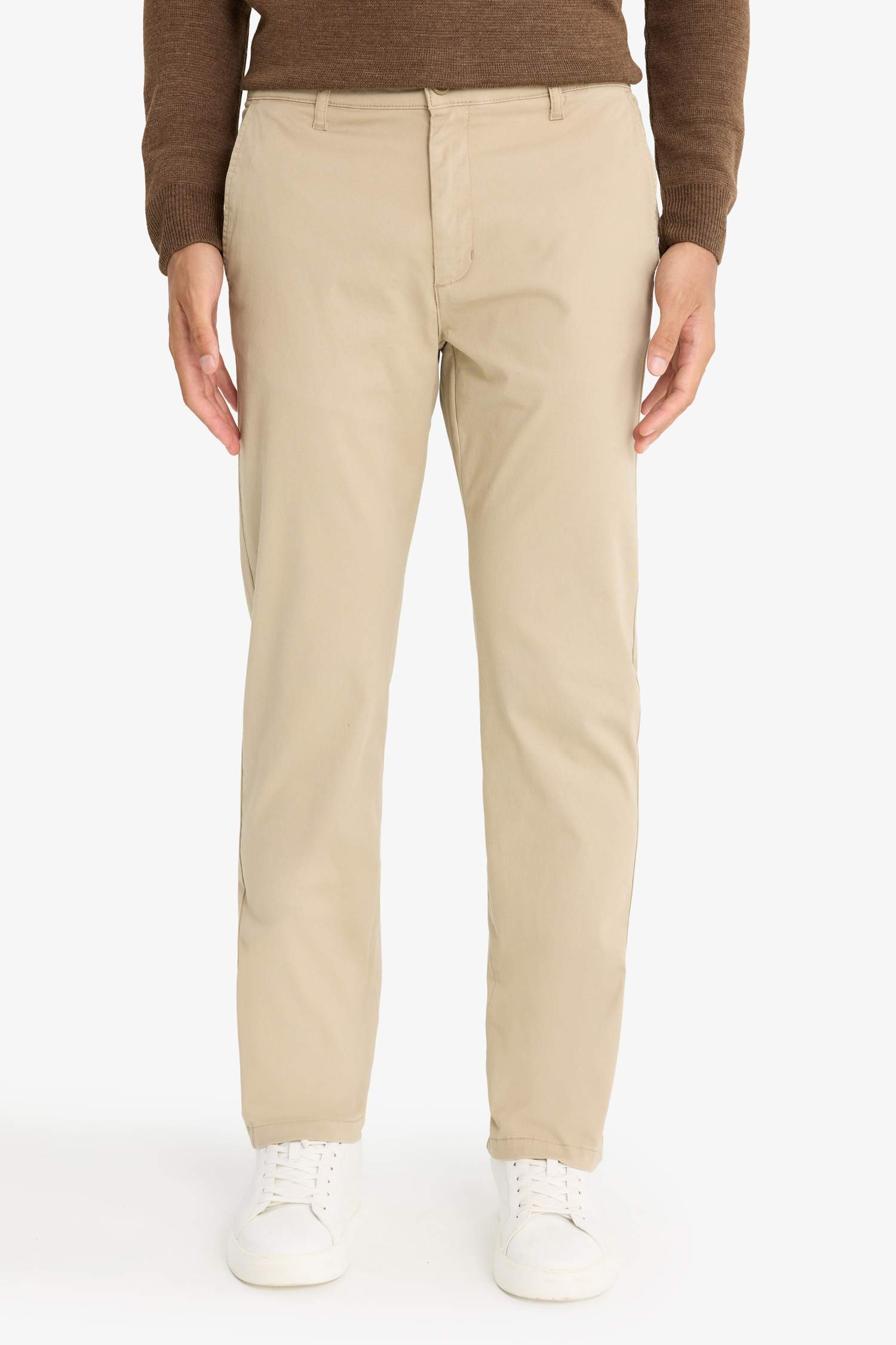 Прямые брюки чинос, канвас