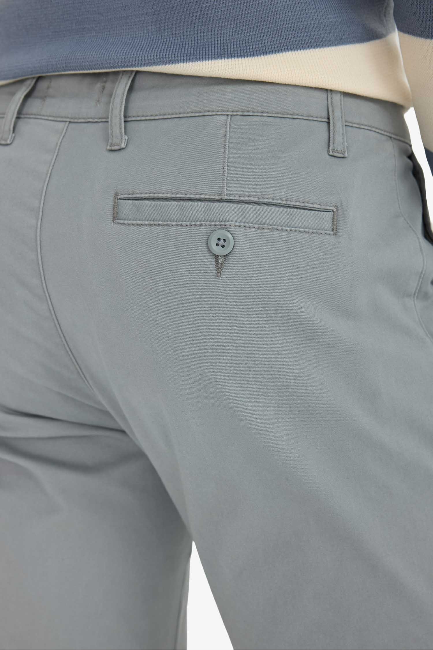 Regular Fit Normal Kesim Cepli Düz Paça Chino Pantolon