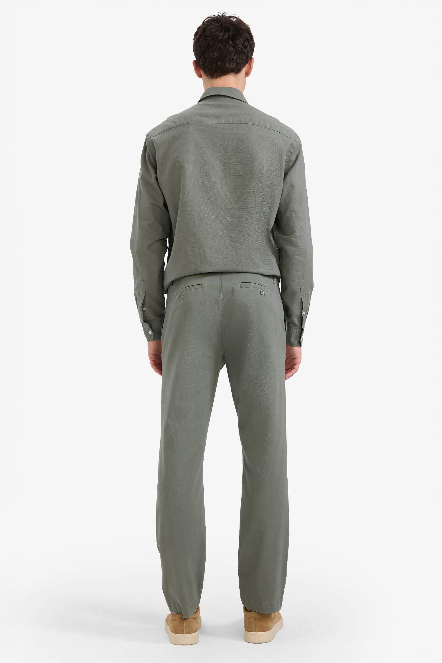 Regular Hem Trousers