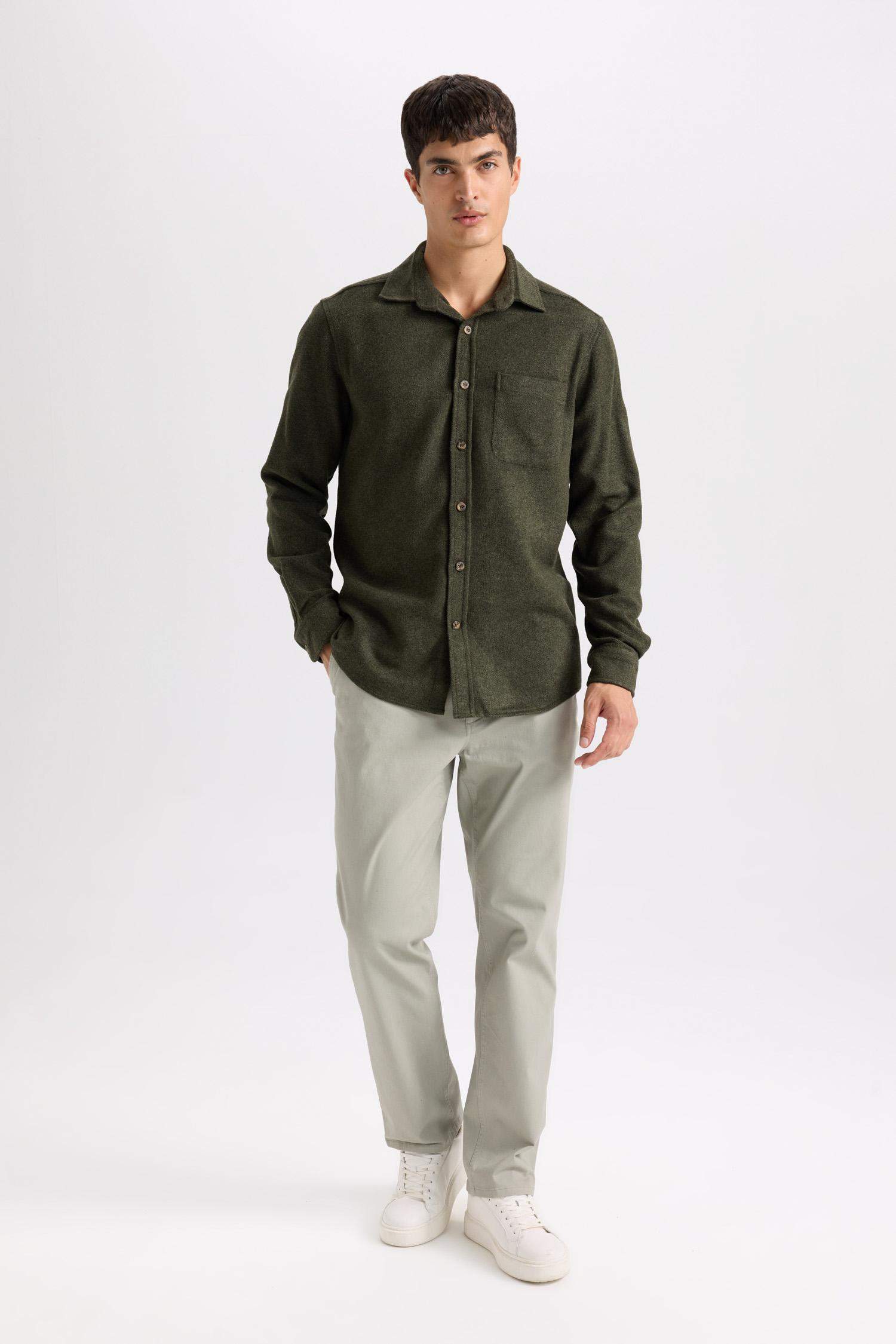 Regular Hem Trousers