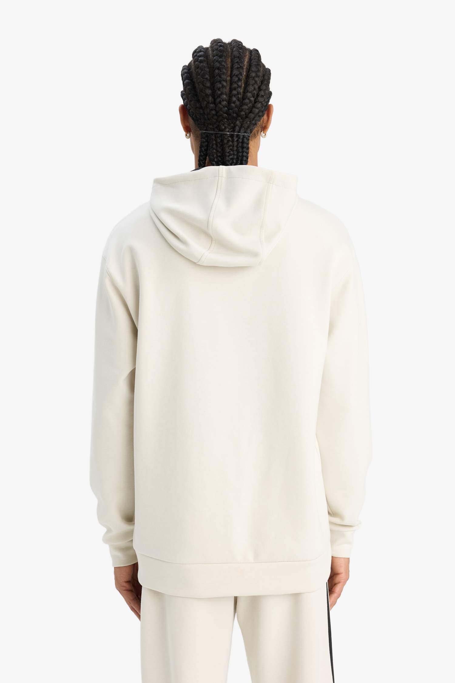 DeFactoFit Standard Fit Hooded Scuba Fabric Sports Sweatshirt