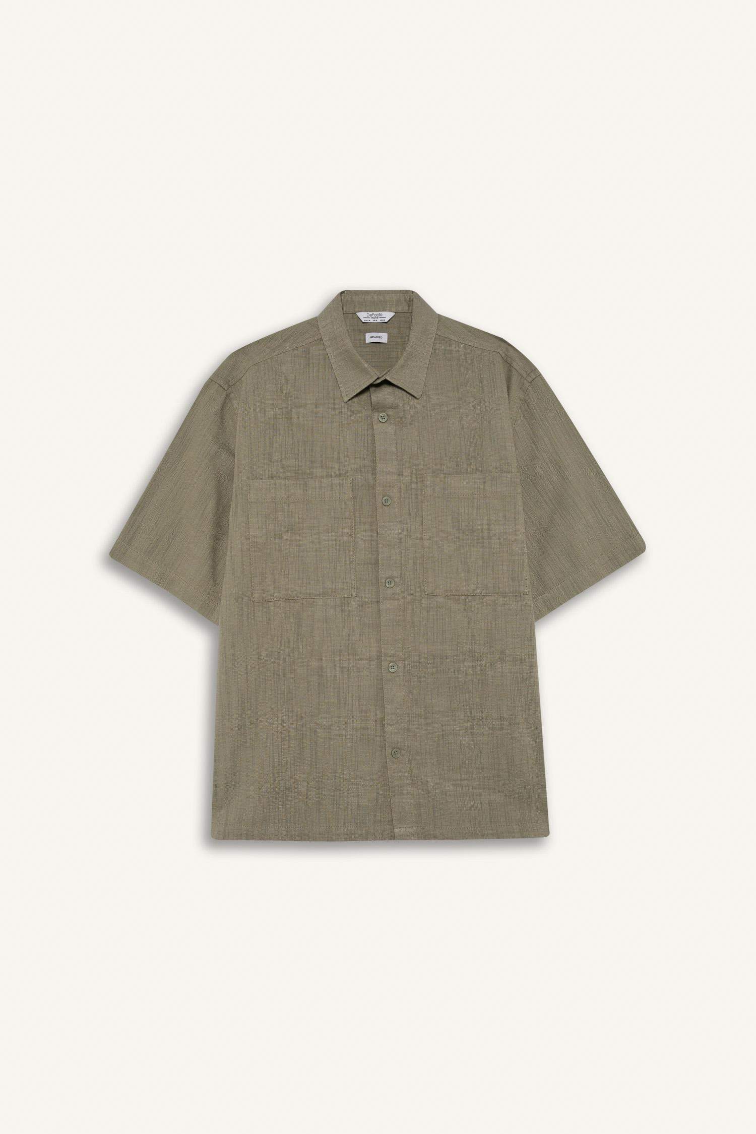 Cotton Relax Fit Short Sleeve Shirt