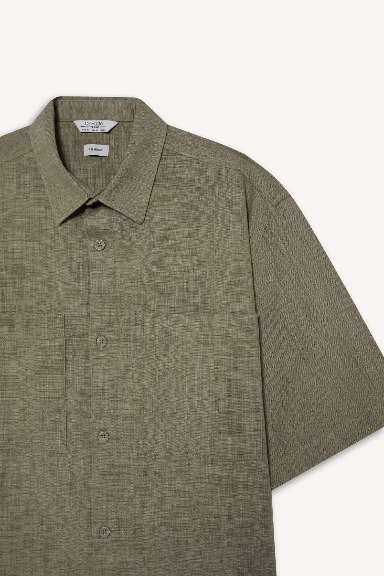 Cotton Relax Fit Short Sleeve Shirt