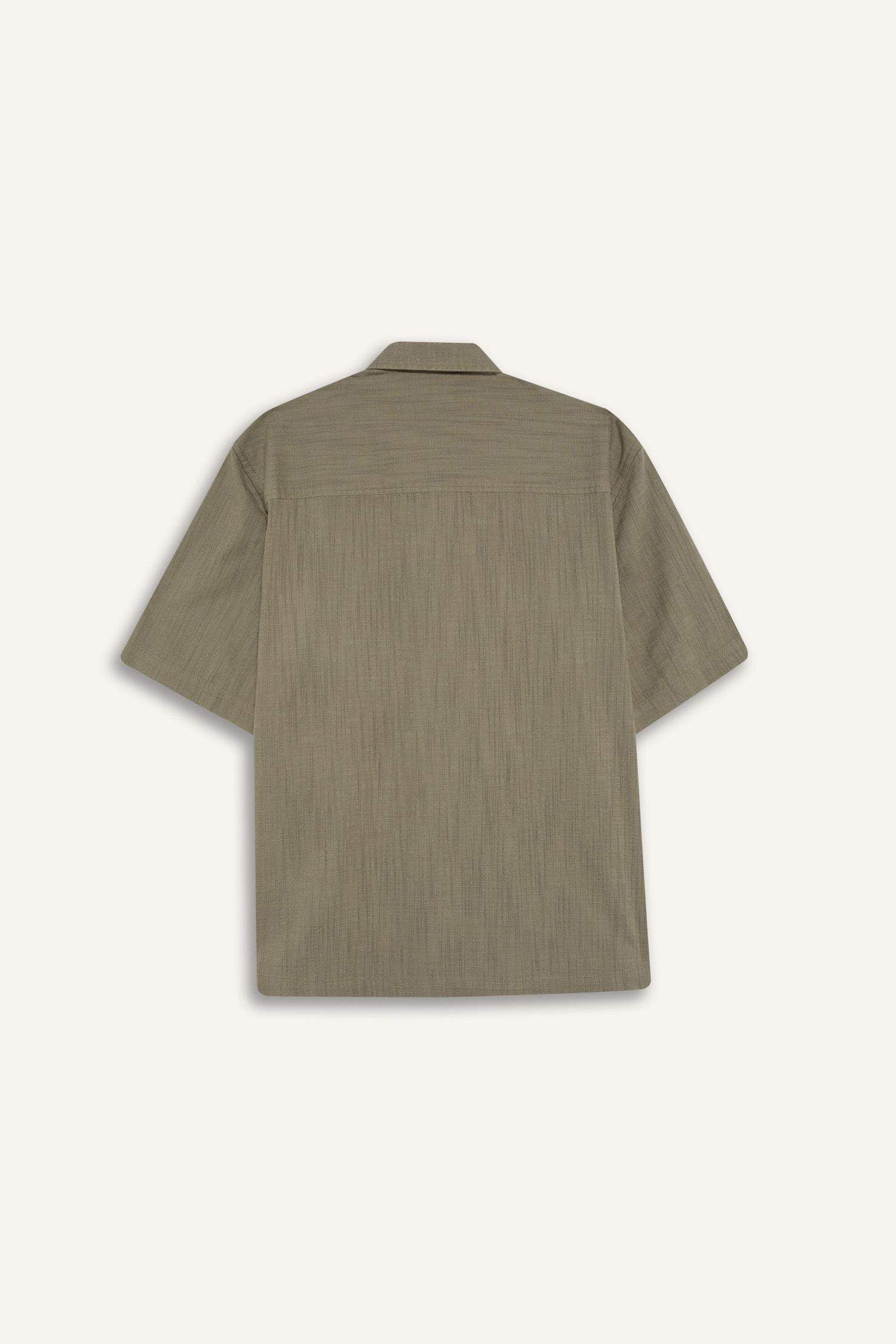 Cotton Relax Fit Short Sleeve Shirt