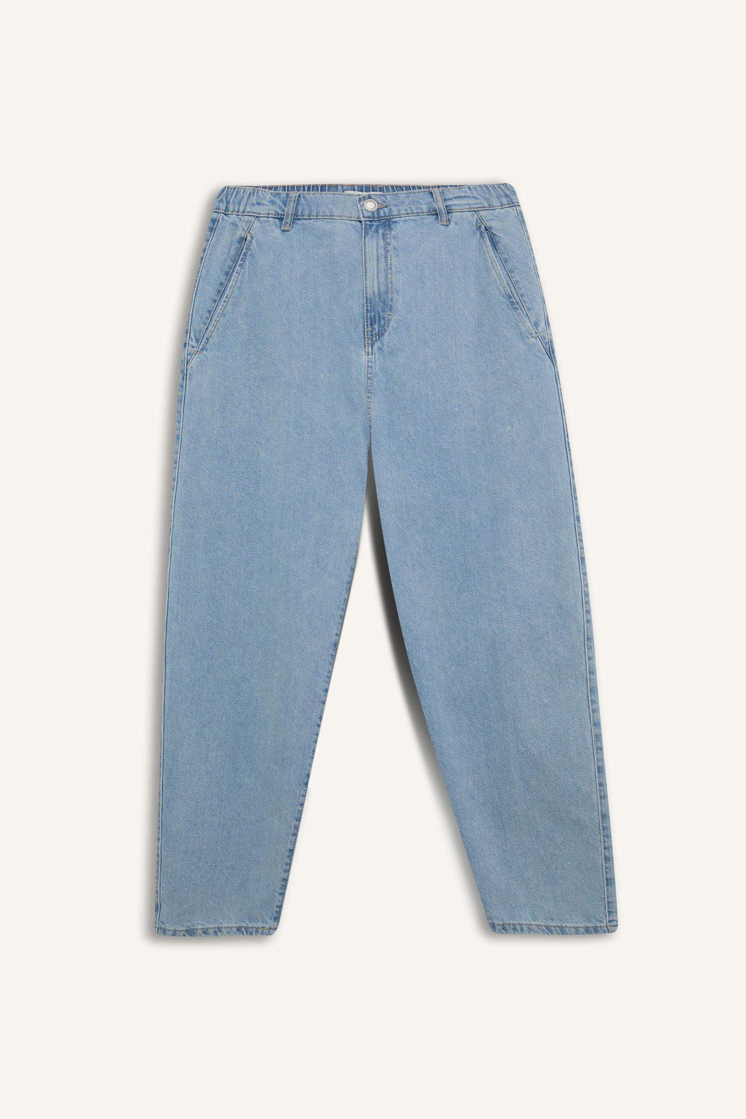 Relaxed Slouchy Fit широкий джинсы с эффектом стирки