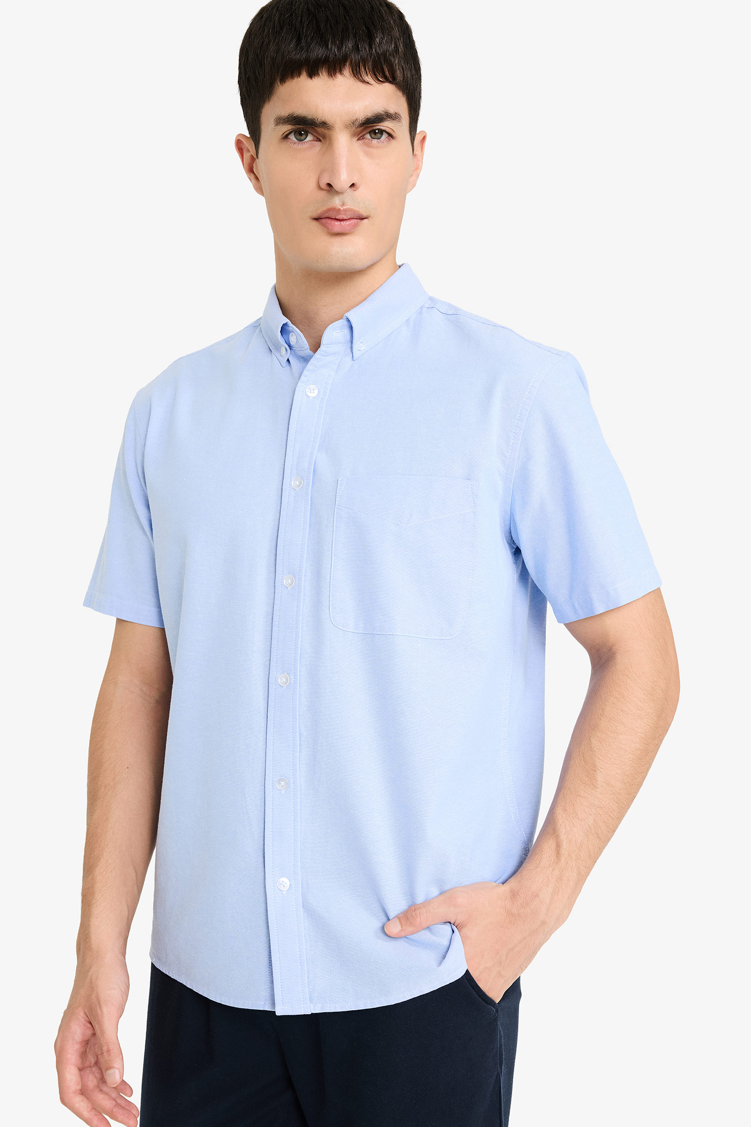 DeFacto %100 Pamuk REGULAR FIT Oxford Gömlek