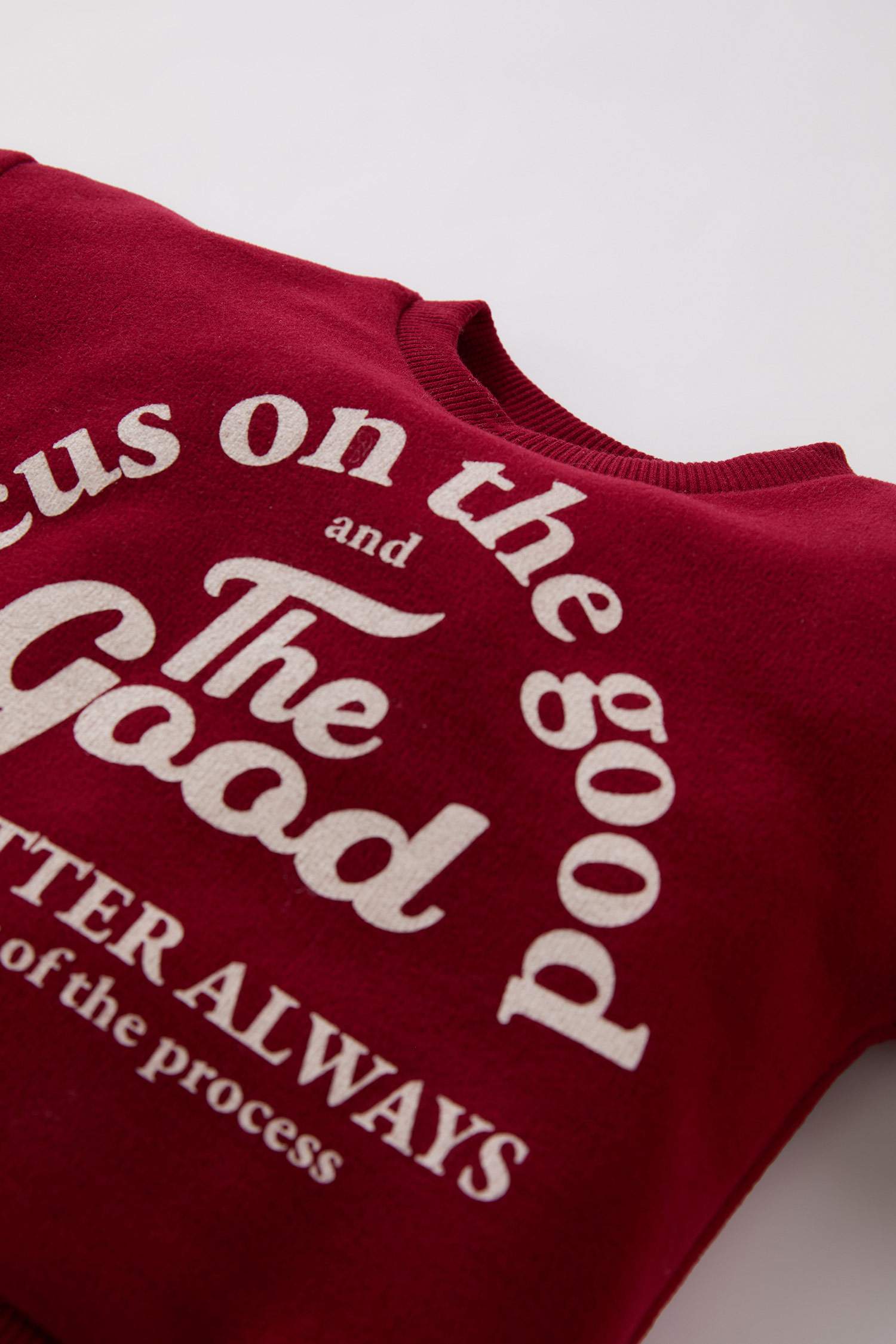 Boy Baby Crew Neck Printed Sweatshirt Sweatpants 2 Piece Set