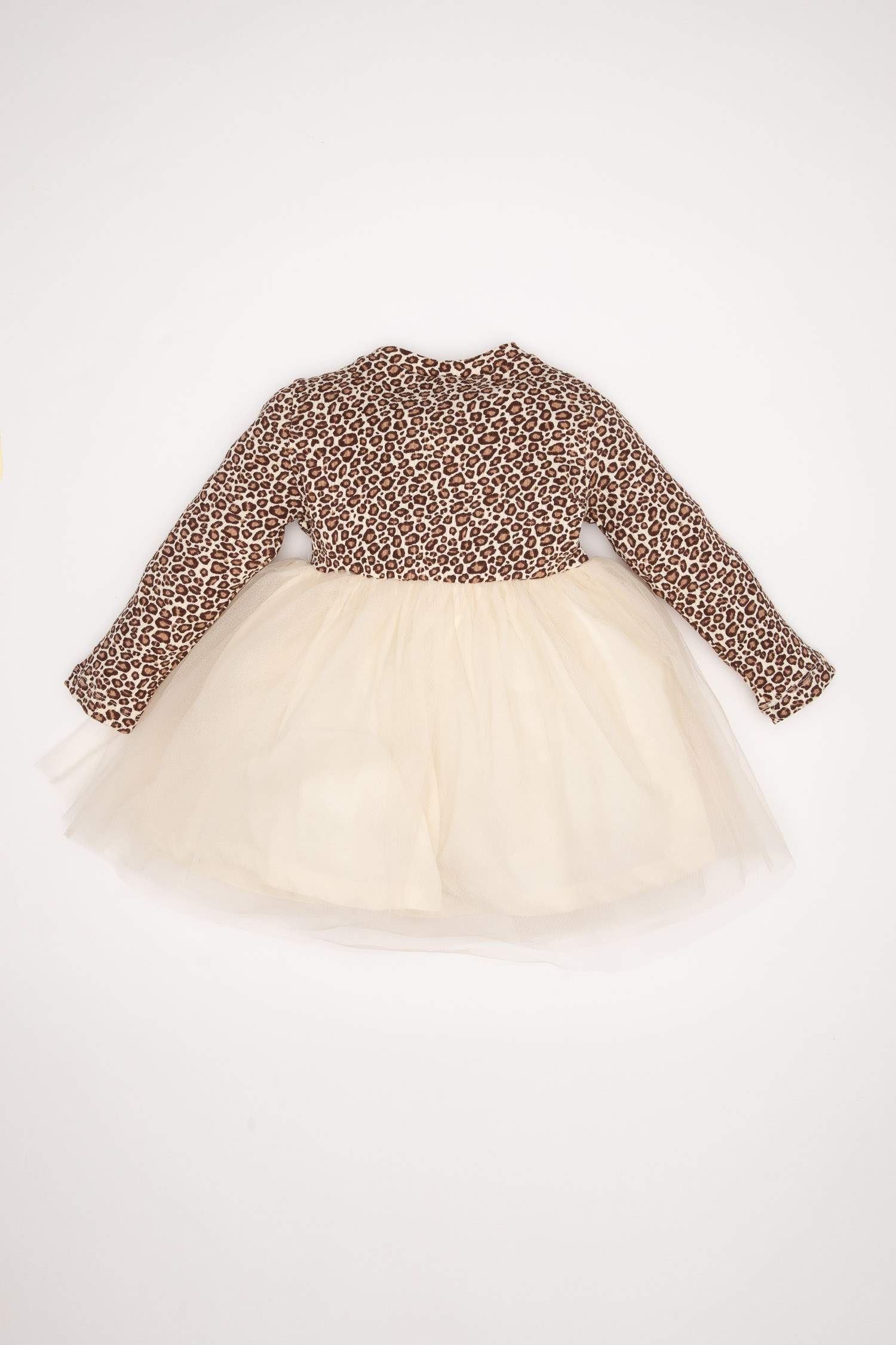 Baby Girl Leopard Patterned Ribbed Camisole 2 Piece Set