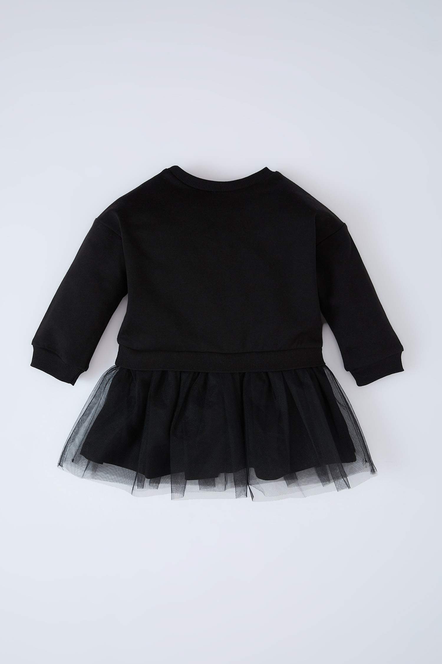 Baby Girl Printed Long Sleeve Sweatshirt Dress