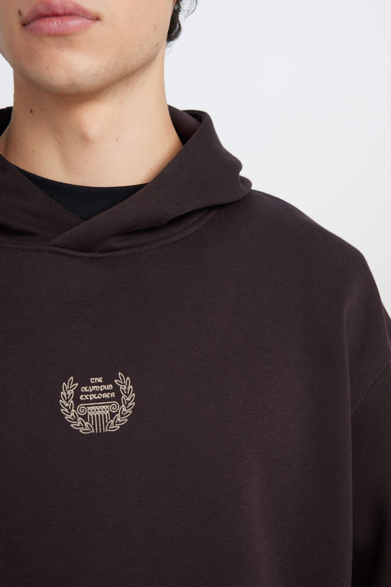 Boxy Fit Printed Long Sleeve Sweatshirt