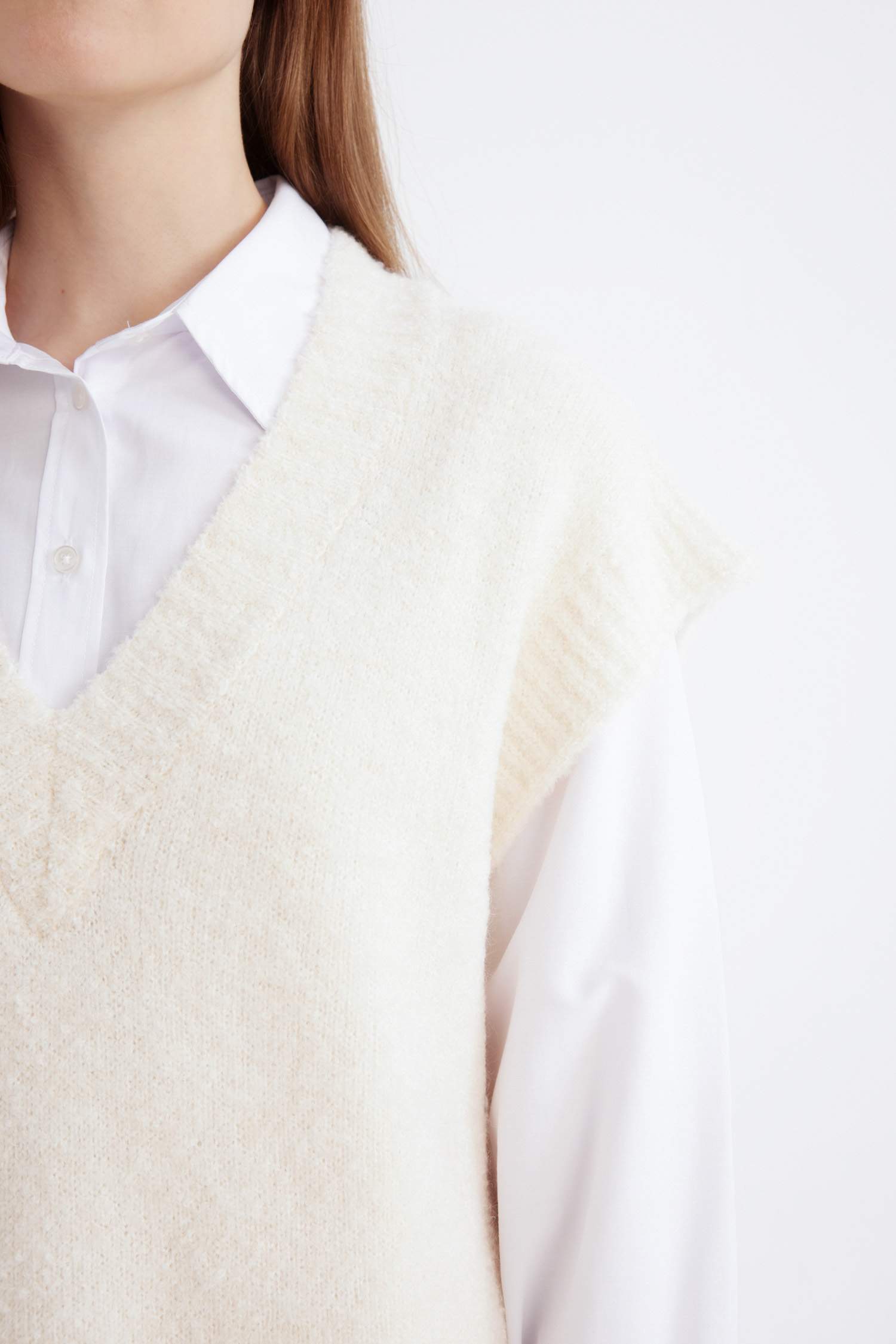 Relax Fit Yarım Balıkçı Yaka Basic Düz Triko Süveter