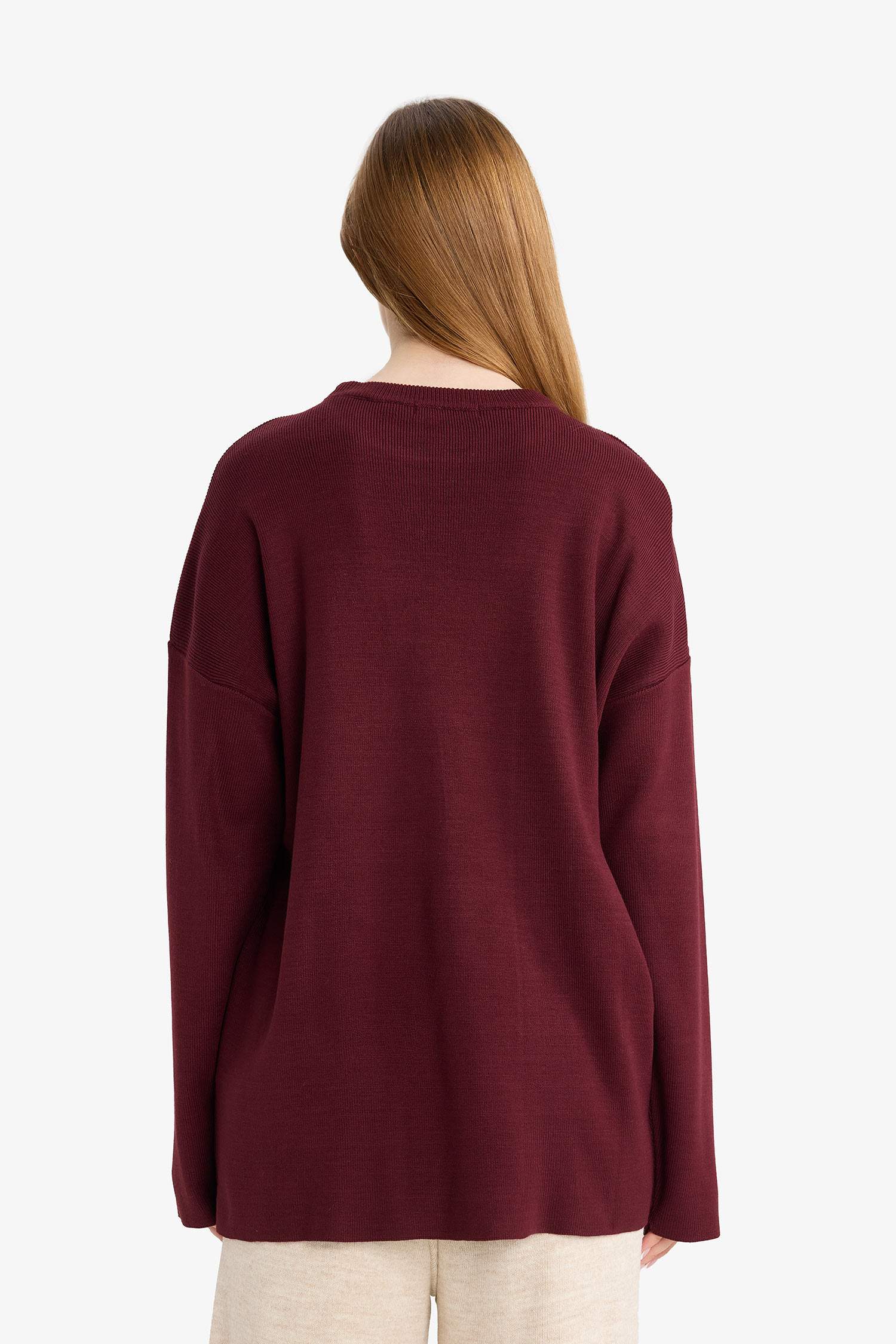 Regular Fit Crew Neck Tunic