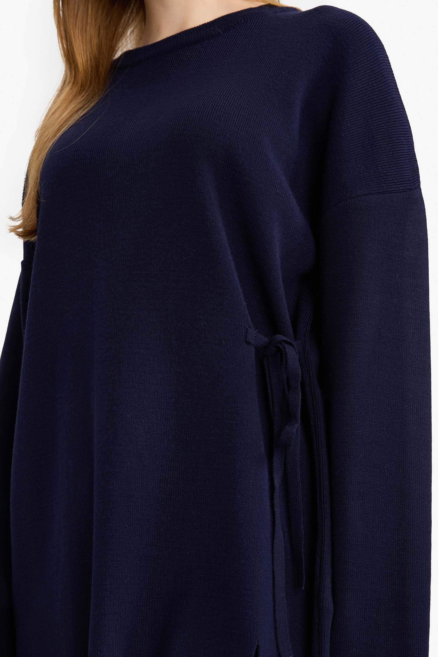 تونيك قصة عادية بياقة مستديرة