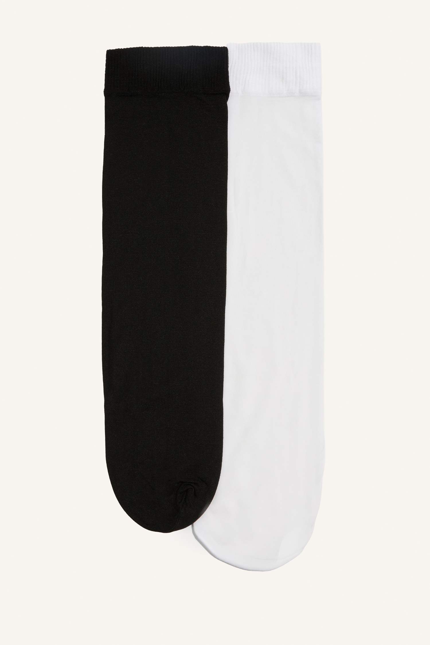 Kız Çocuk 2'li 40 Denye Diz Altı Çorap