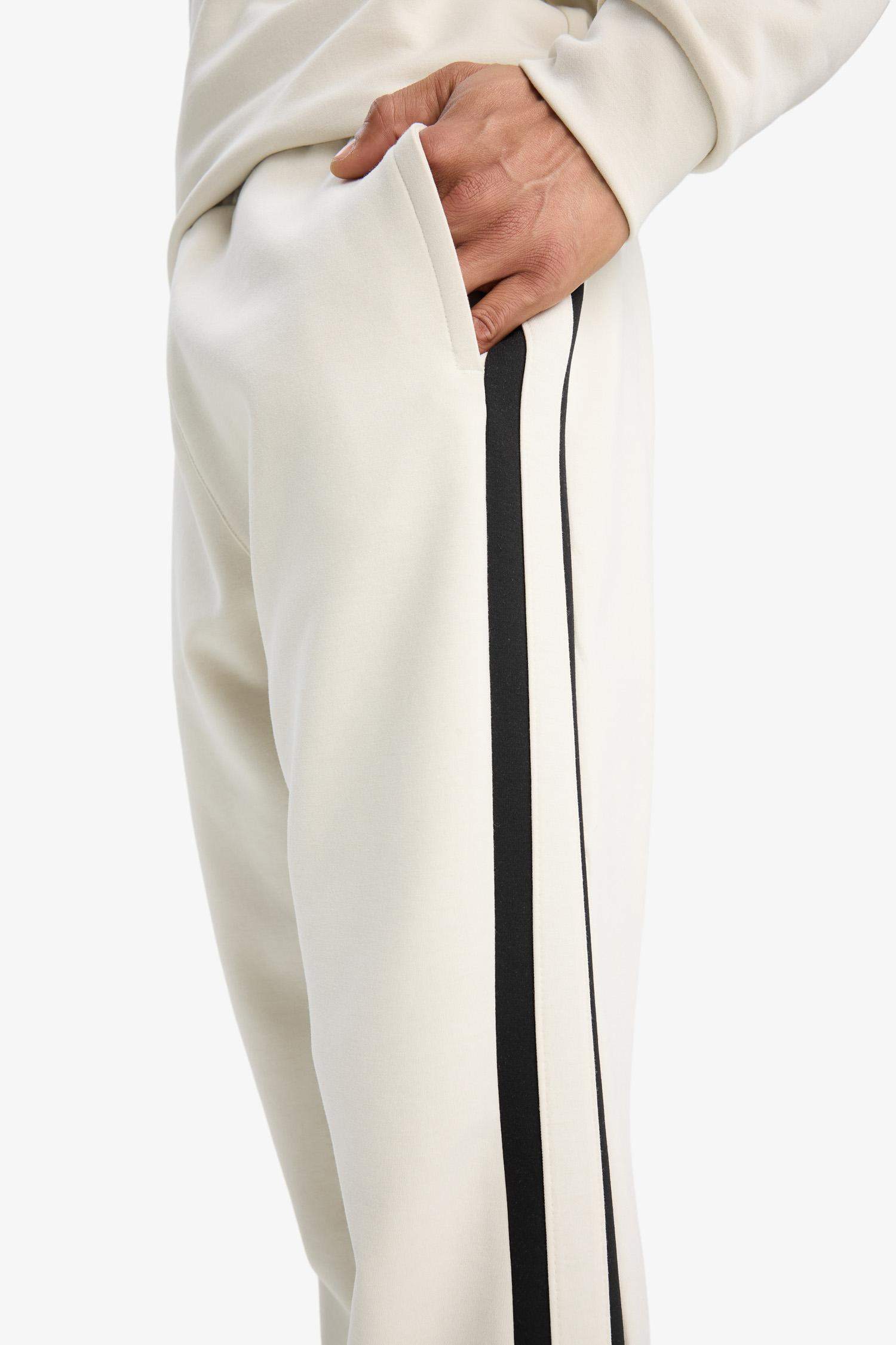 Standart Fit Sporcu Jogger Eşofman Altı İçi Tüylü Skuba Dalgıç Kumaş Lastikli Paça