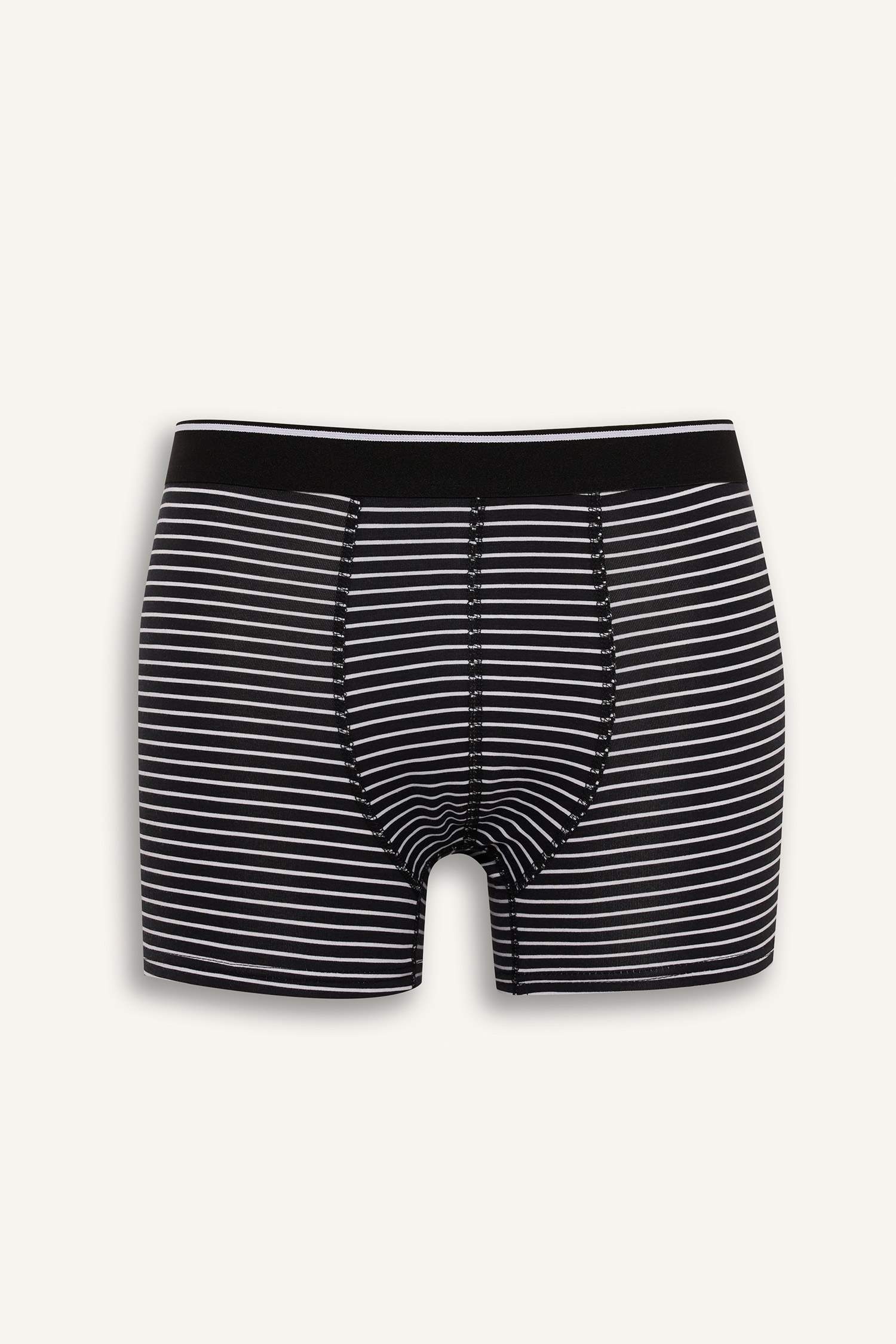 Regular Fit Çizgili 3'lü Boxer