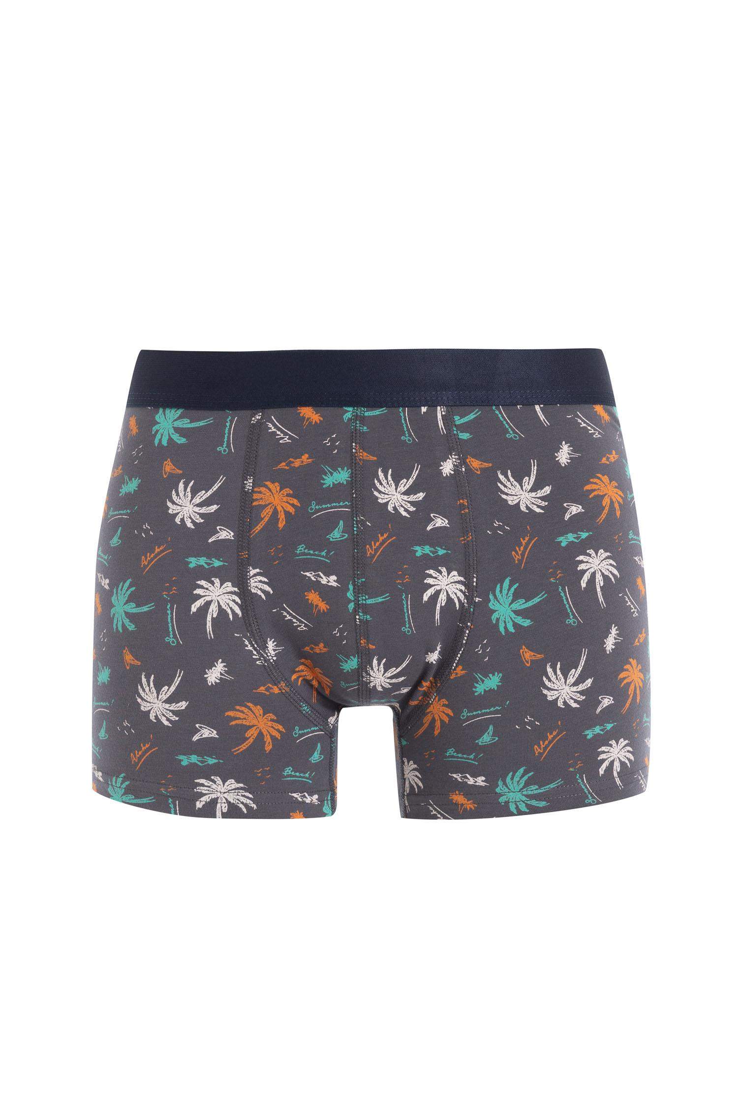 Regular Fit 3'lü Boxer