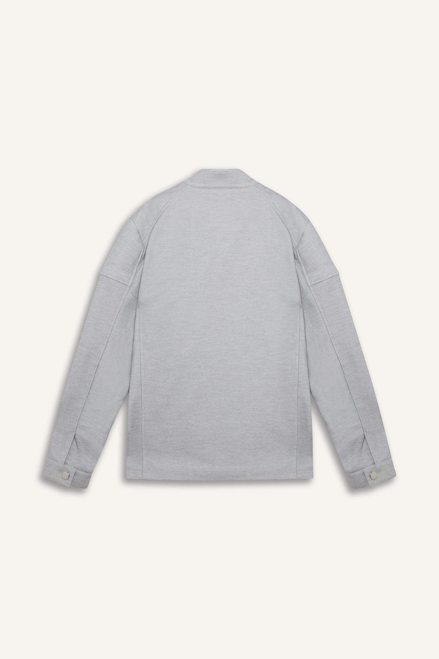 Slim Fit Stand up Collar Zippered Jacket