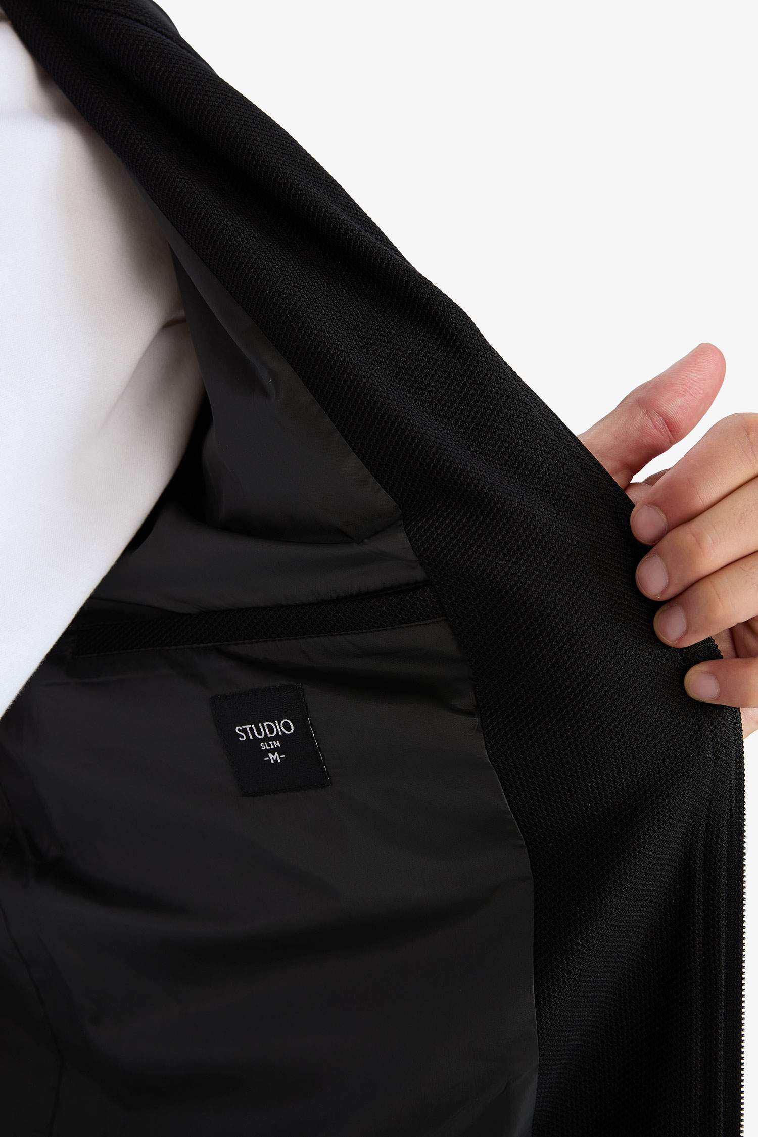 Slim Fit Dar Kesim Dik Yaka Astarlı Fermuarlı Cepli Mevsimlik Baharlık Mont