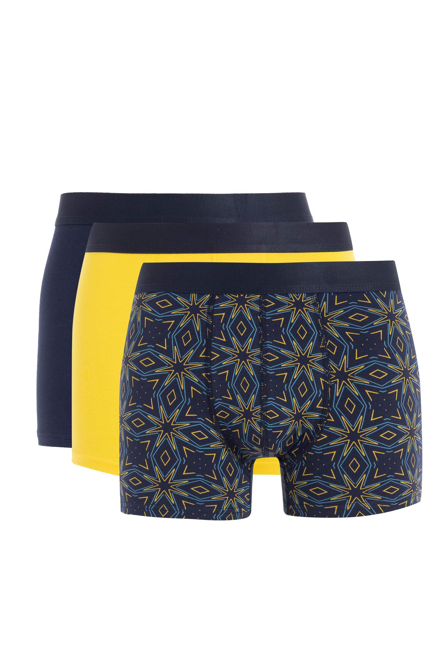 Regular Fit 3'lü Boxer