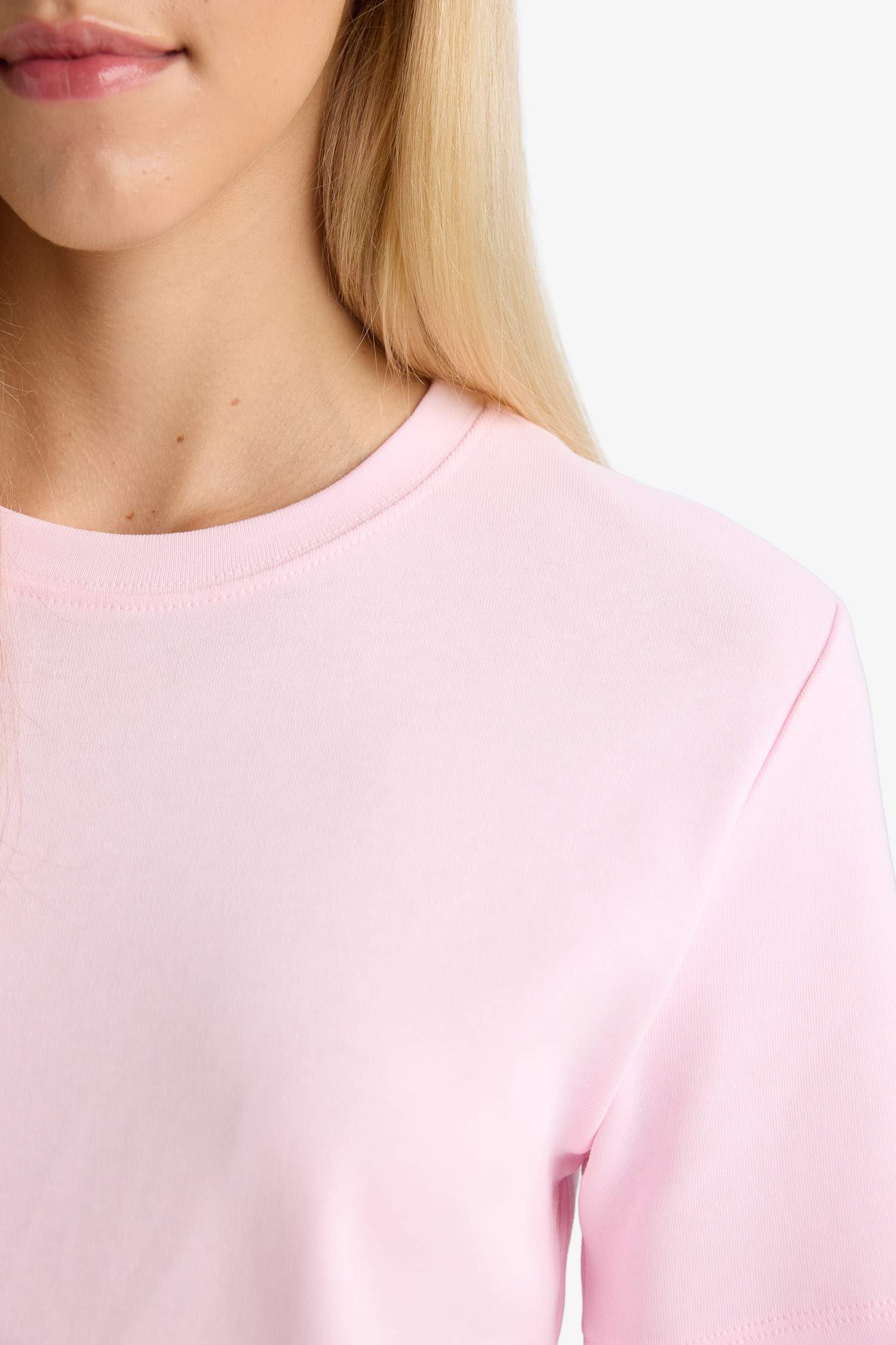 Regular Fit Bisiklet Yaka Kısa Kollu Tişört