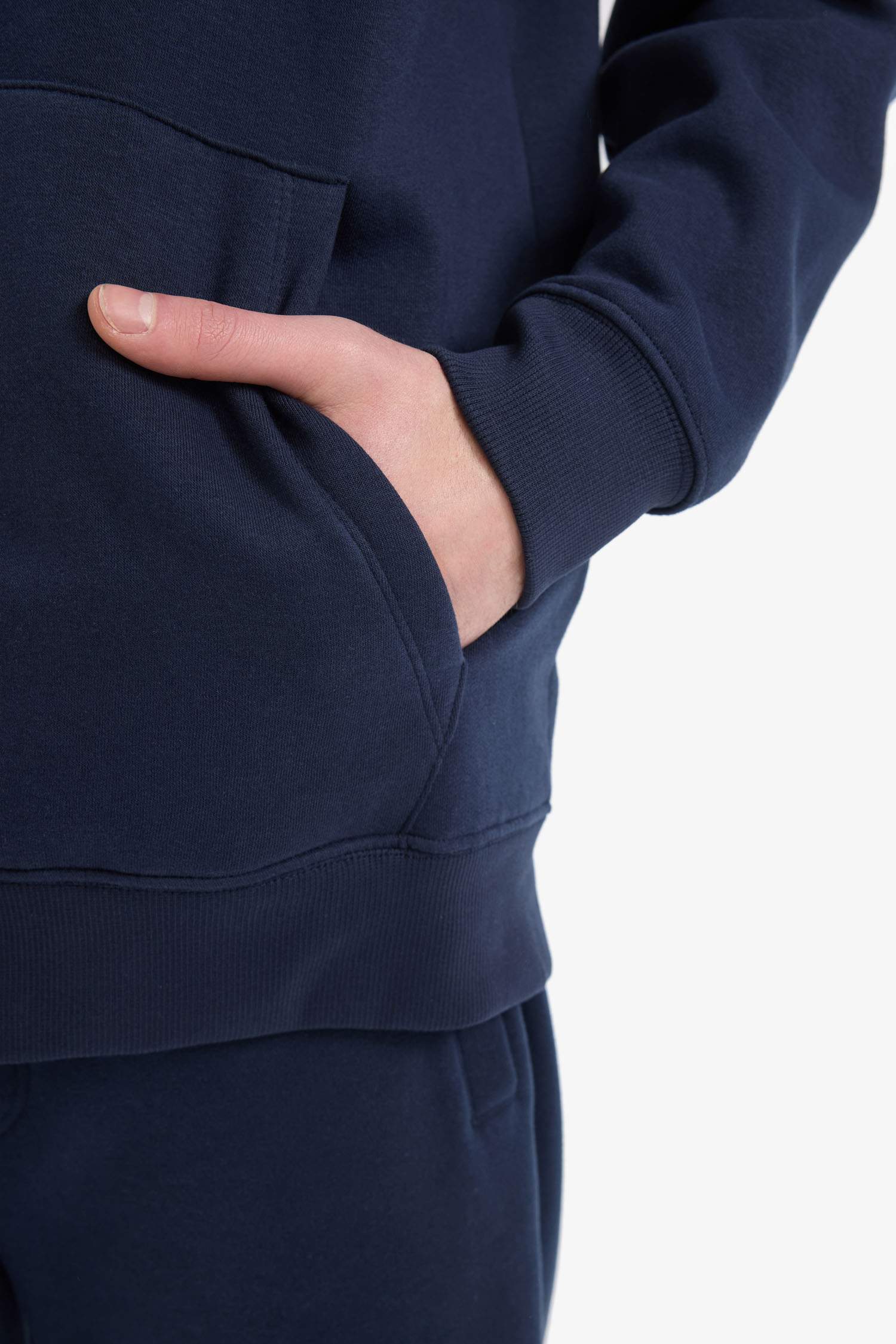 Comfort Fit Kapüşonlu İçi Yumuşak Tüylü Basic Düz Kalın Fermuarlı Sweatshirt