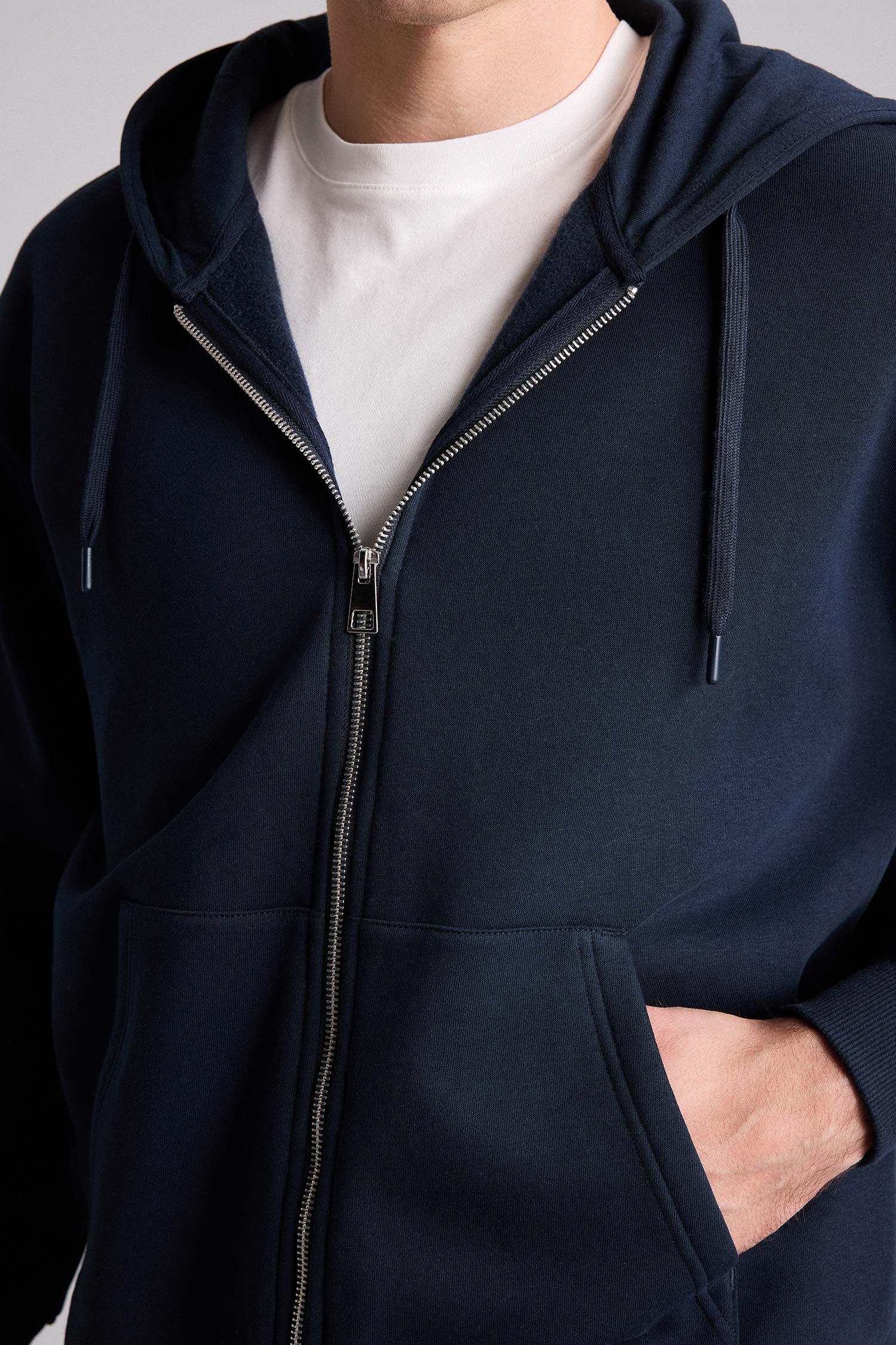 DeFacto Relax Fit Fermuarlı Sweatshirt görsel 4