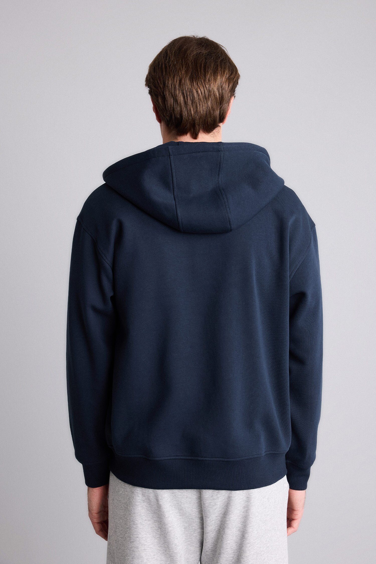 DeFacto Relax Fit Fermuarlı Sweatshirt görsel 5
