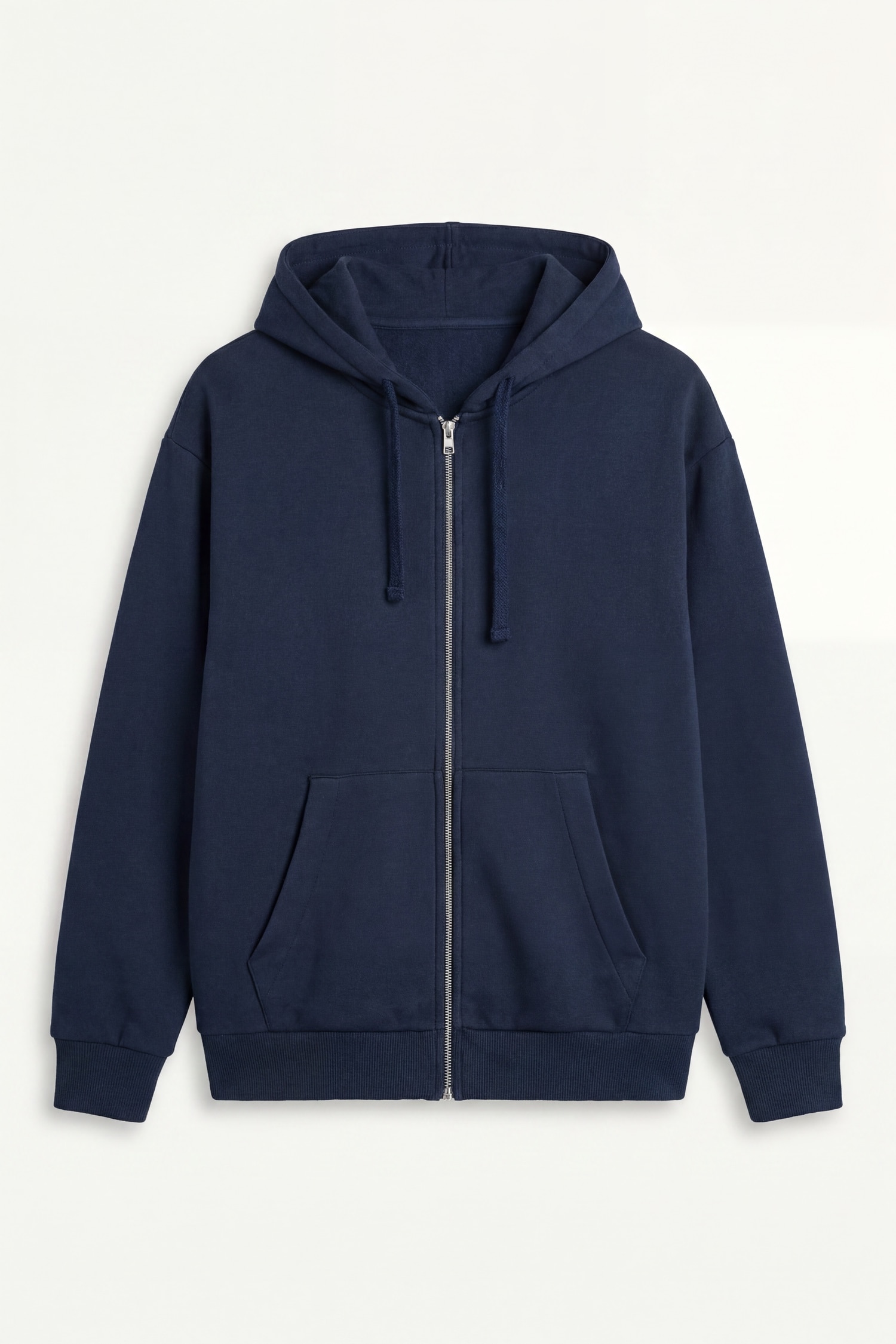 DeFacto Pamuklu Relax Fıt Kapüşonlu İçi Yumuşak Tüylü Kalın Kumaş Fermuarlı Sweatshirt görsel 6