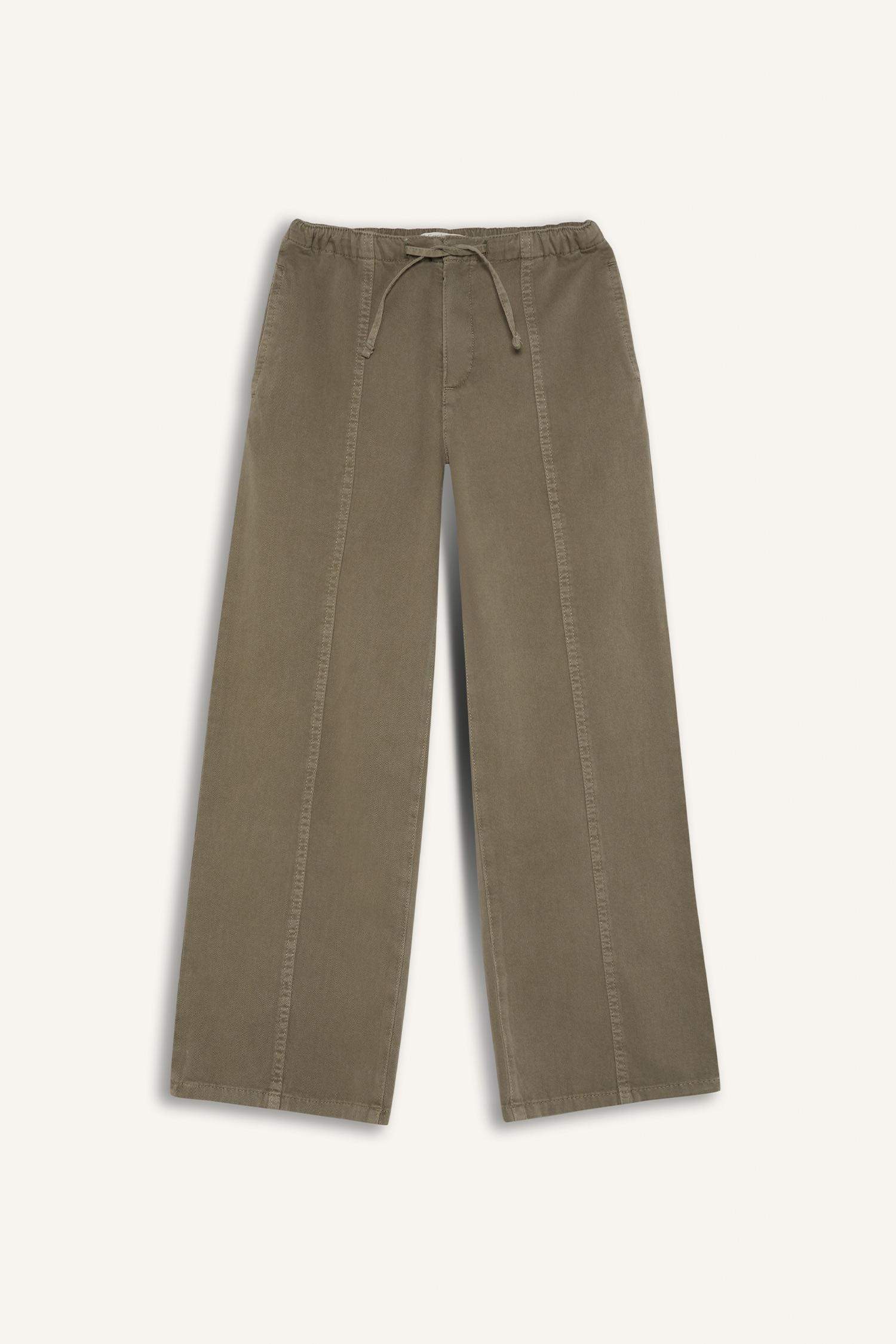 Kız Çocuk Wide Leg Geniş Bol Paça Pamuklu Pantolon