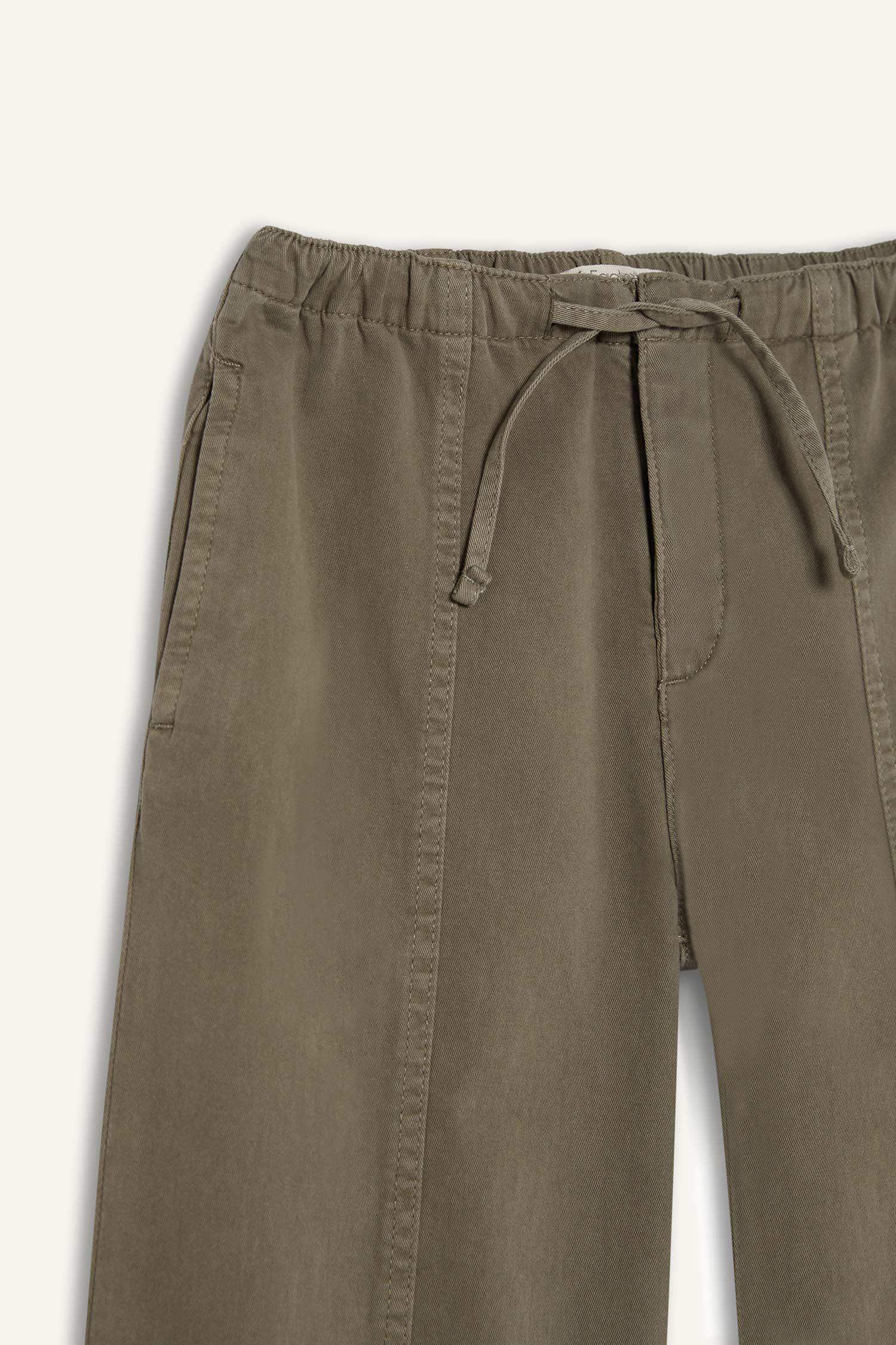 Kız Çocuk Wide Leg Geniş Bol Paça Pamuklu Pantolon