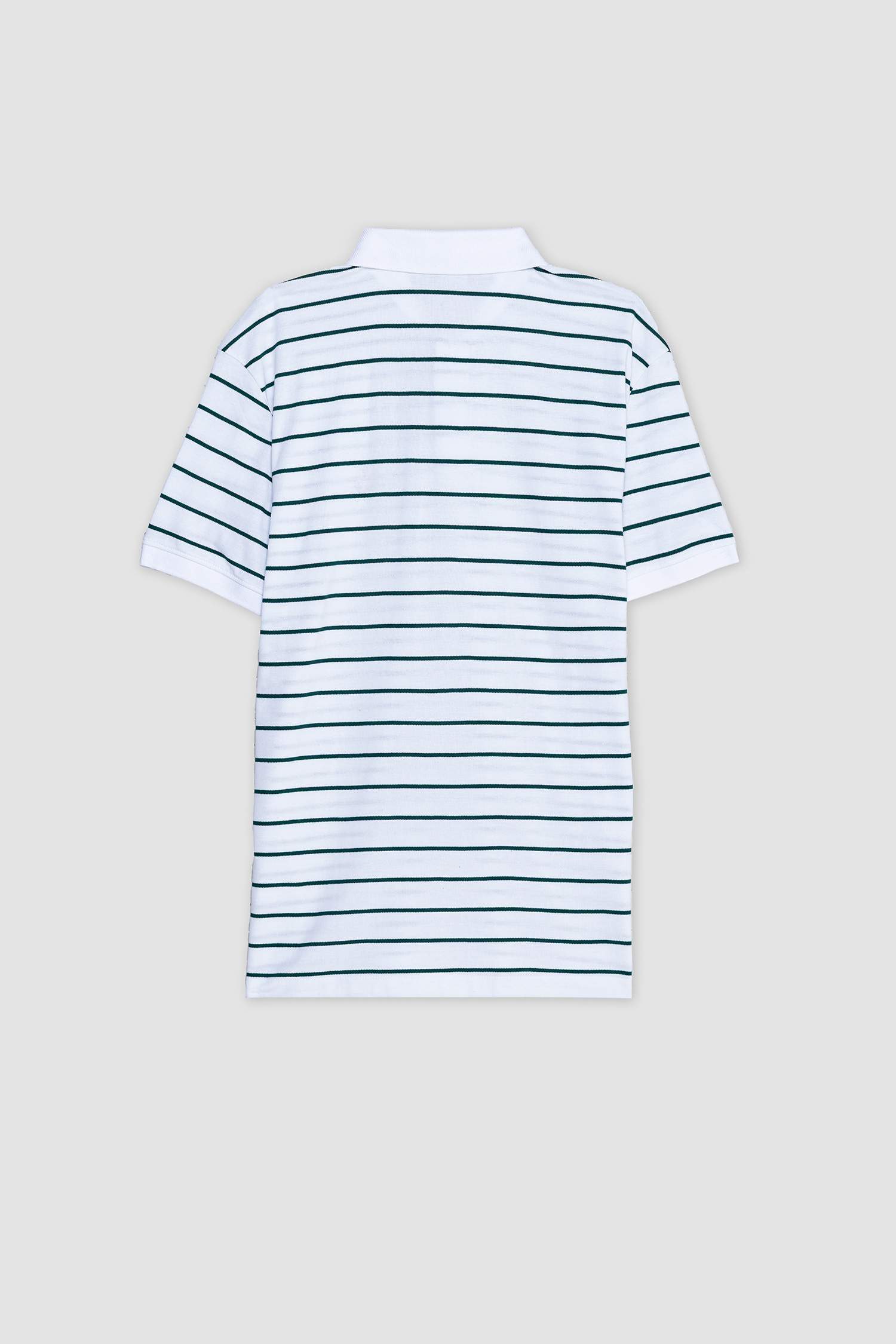 Cotton Regular Fit Striped Polo Shirt