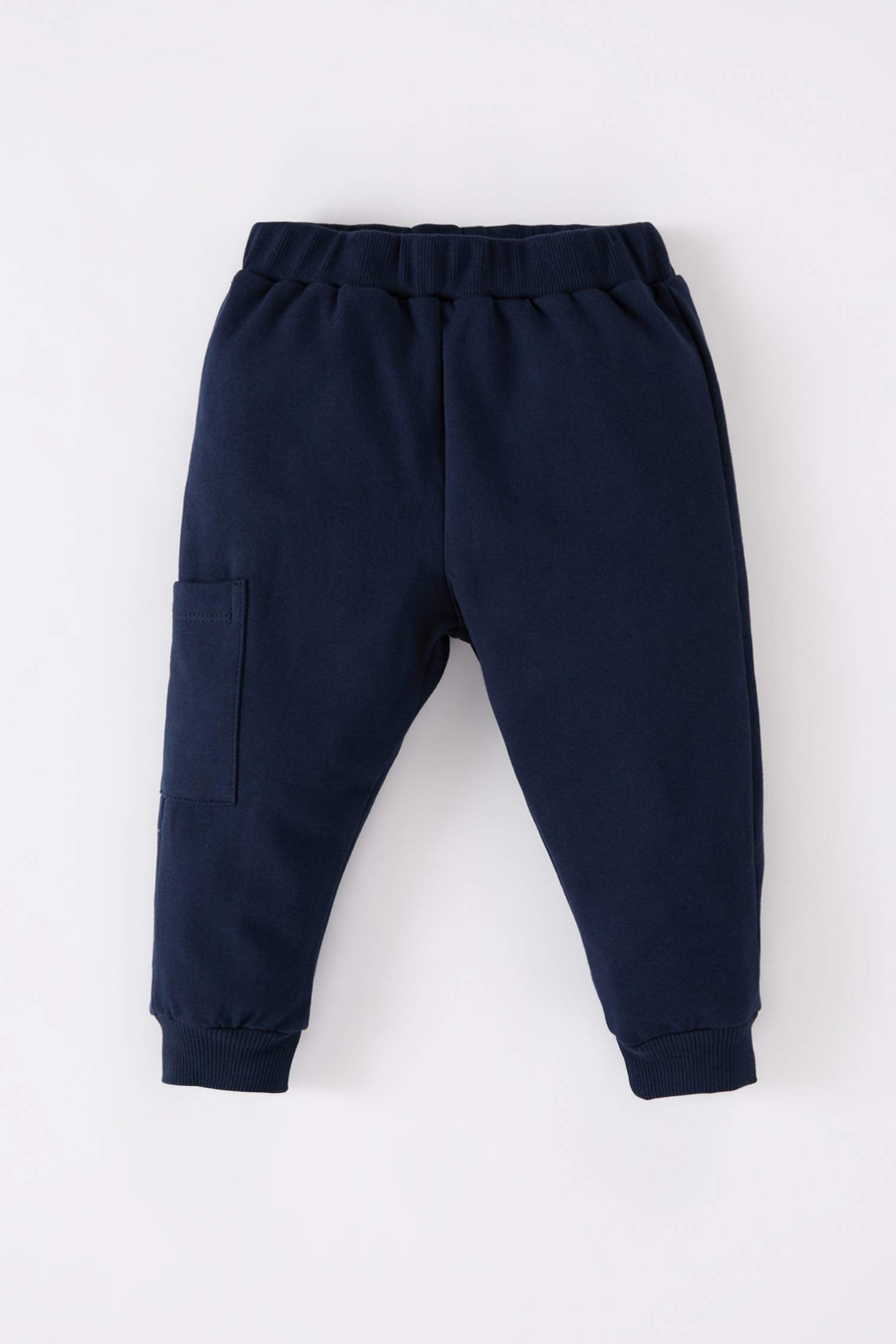 Erkek Bebek 2'li Takım Baskılı Sweatshirt Beli Lastikli Eşofman Altı