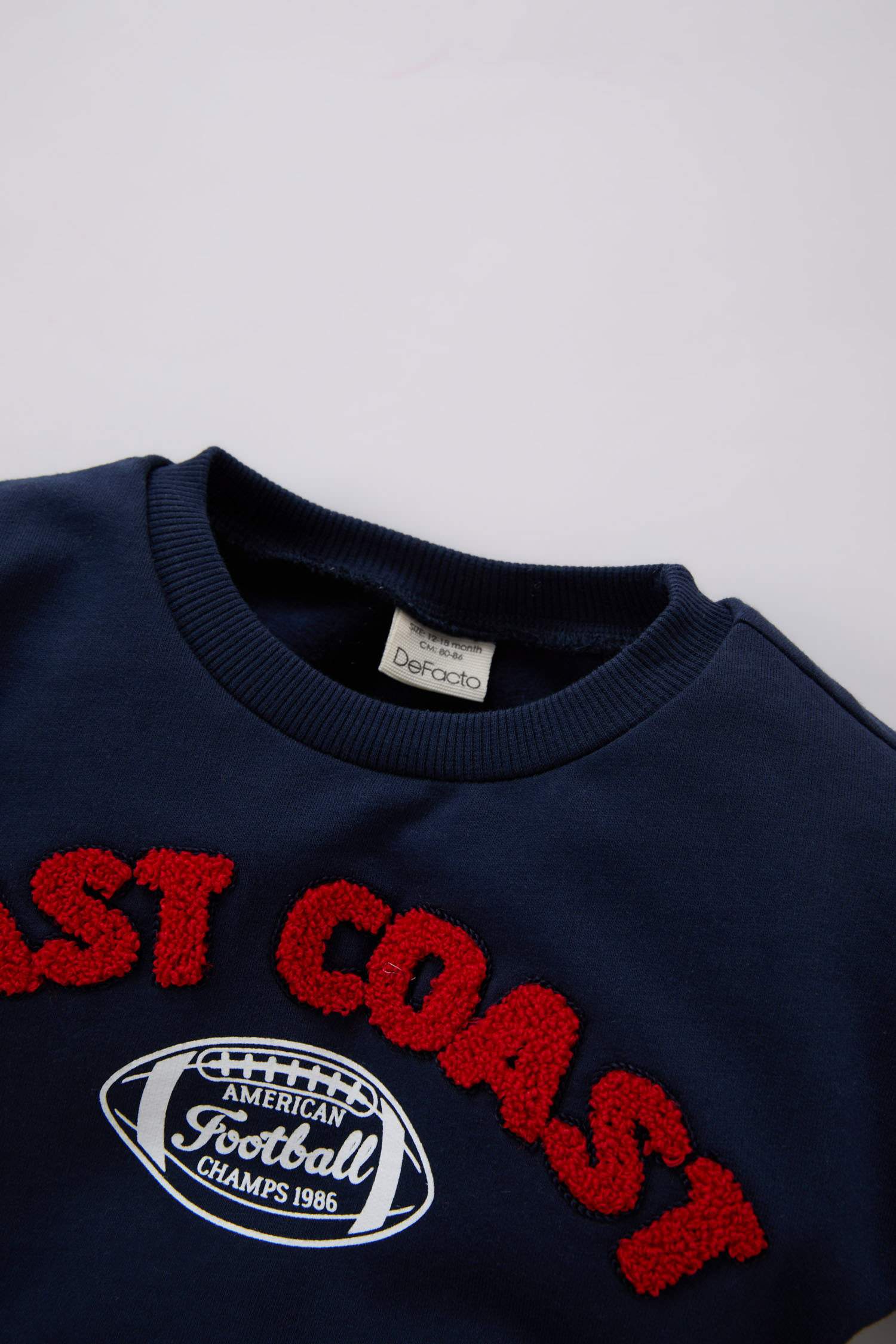 Erkek Bebek 2'li Takım Baskılı Sweatshirt Beli Lastikli Eşofman Altı