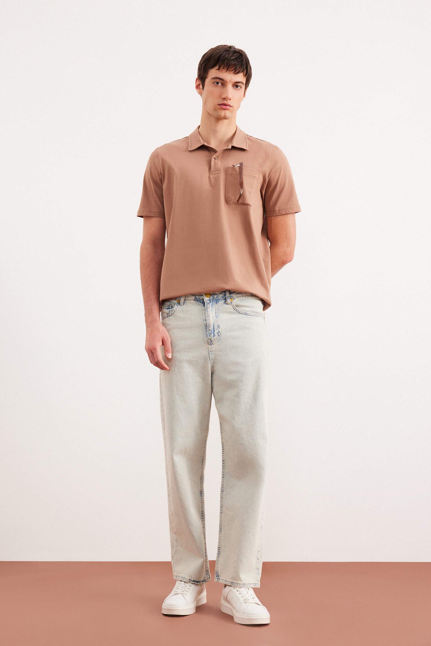 Regular Fit Short Sleeve Polo T-Shirt