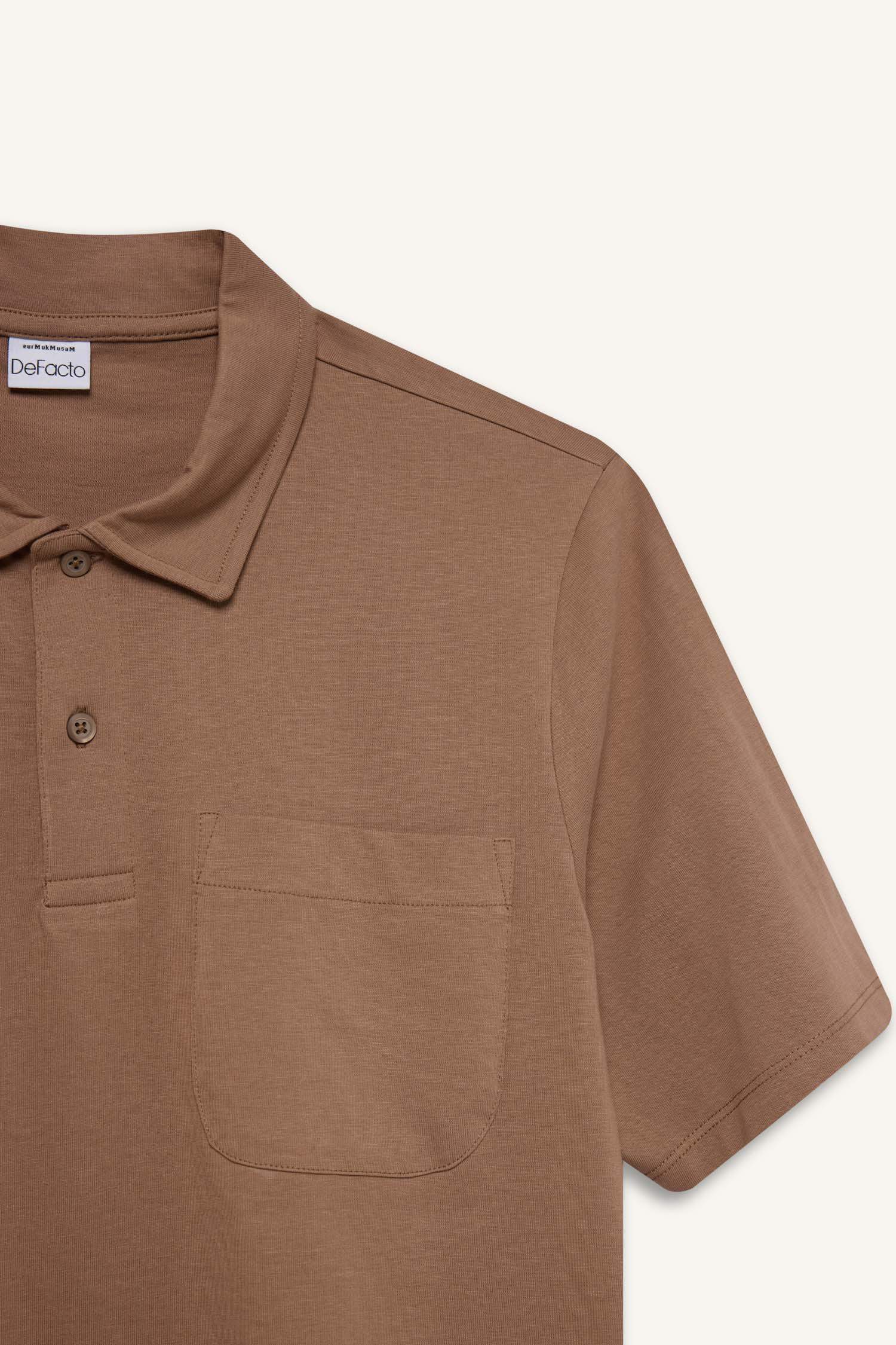 Regular Fit Short Sleeve Polo T-Shirt