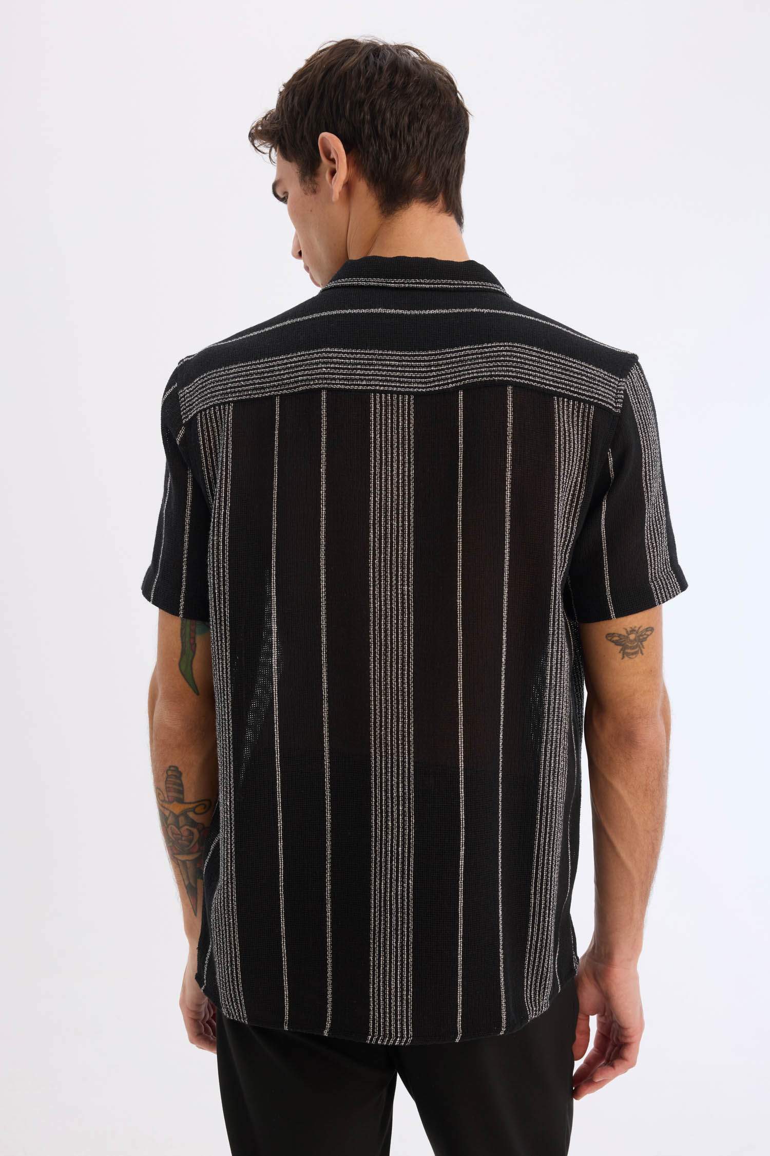 Regular Fit Yazlık Polo Yaka Pamuklu Kısa Kollu Gömlek