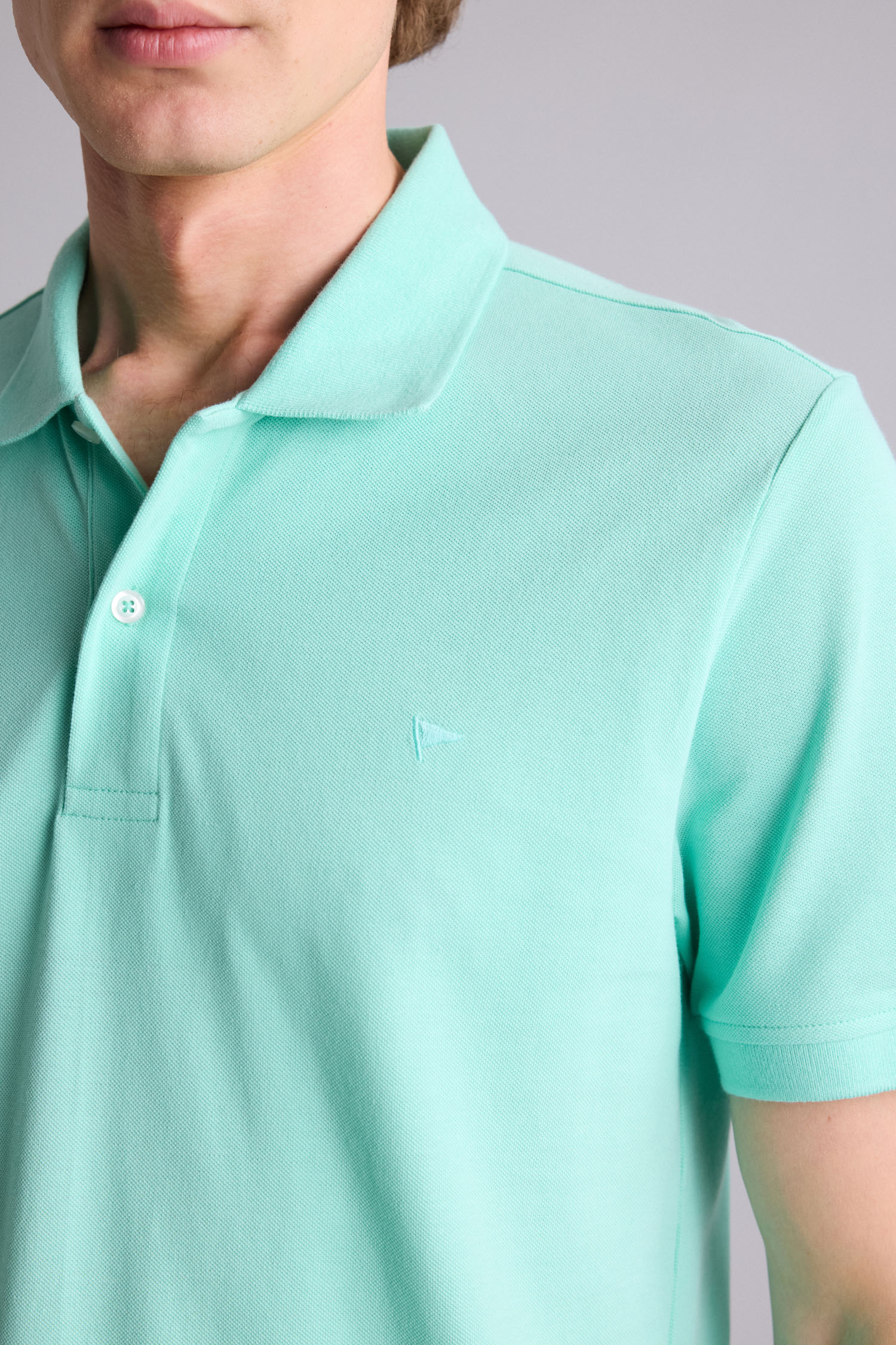 DeFacto %100 Pamuk Slim Fit Polo Yaka Tişört görsel 4