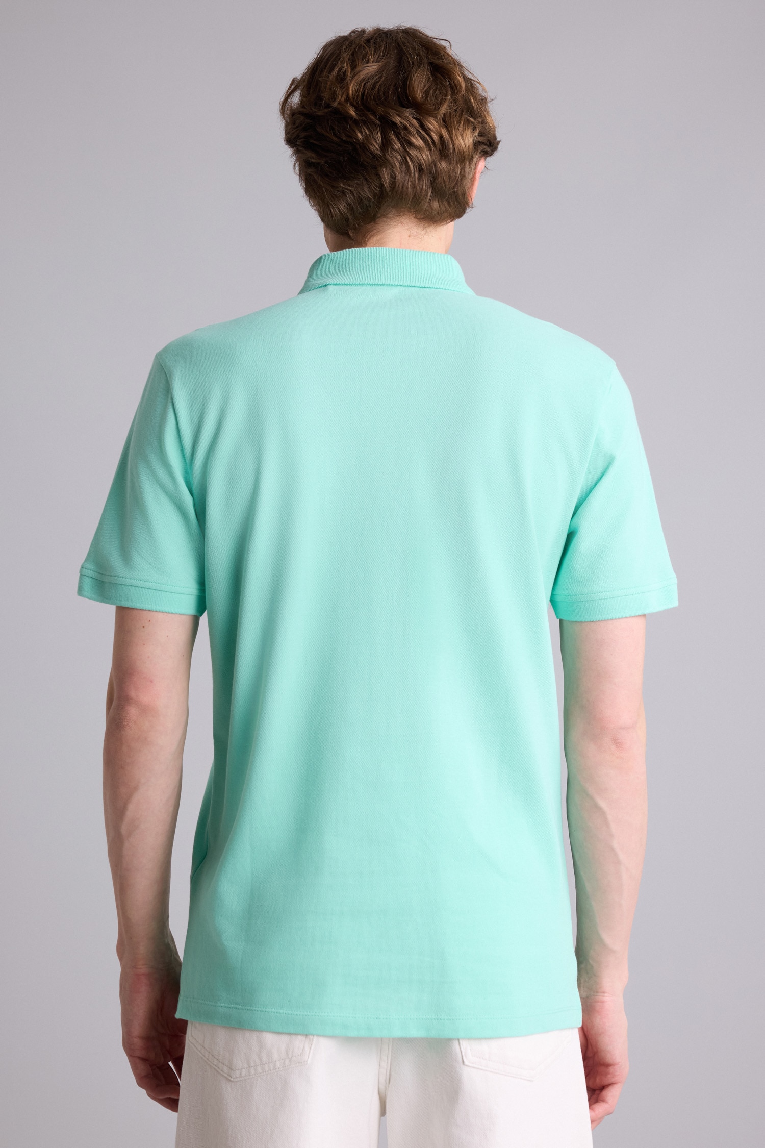 DeFacto %100 Pamuk Slim Fit Polo Yaka Tişört görsel 5
