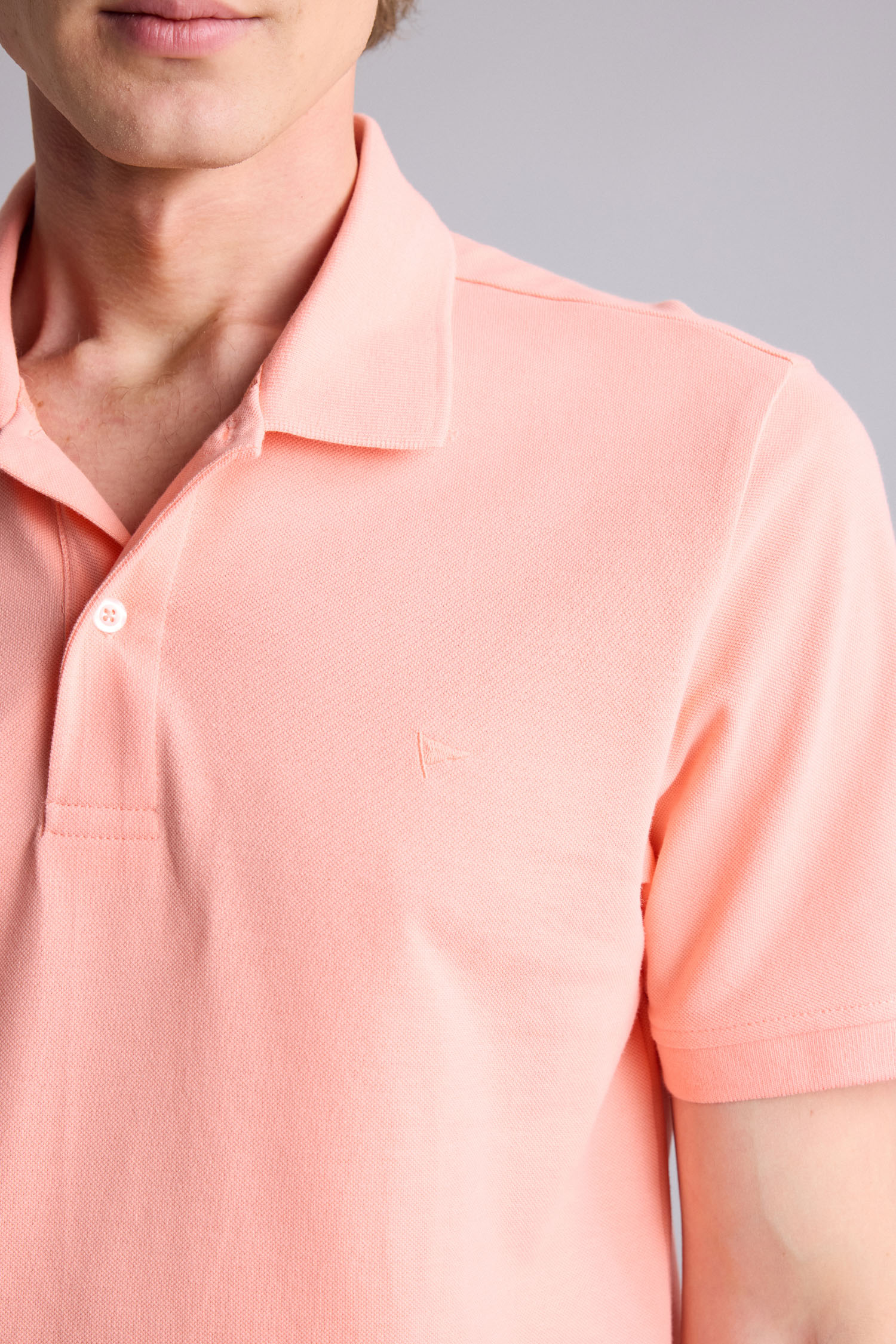 DeFacto %100 Pamuk Slim Fit Polo Yaka Tişört görsel 5