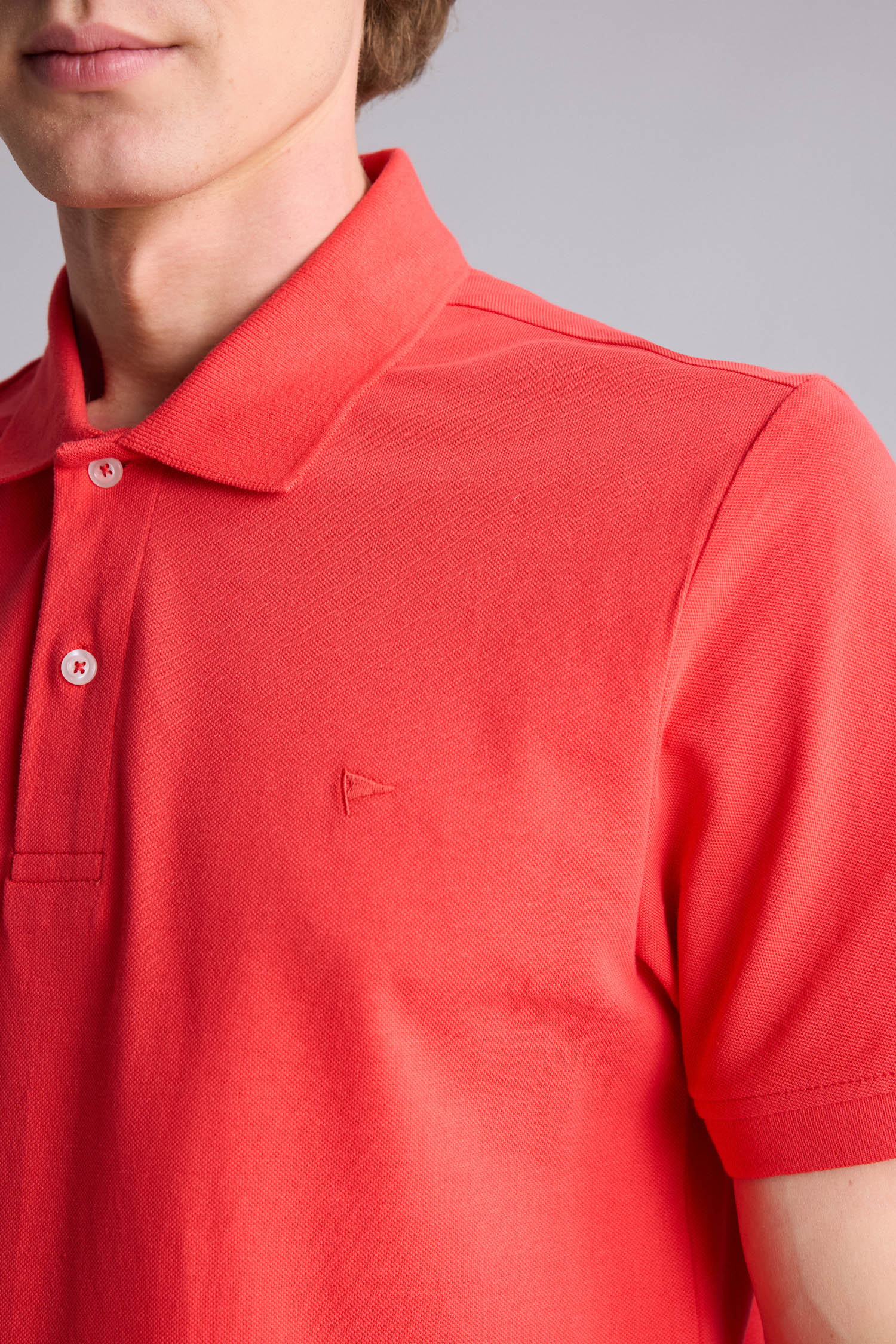 DeFacto %100 Pamuk Slim Fit Polo Yaka Tişört görsel 5