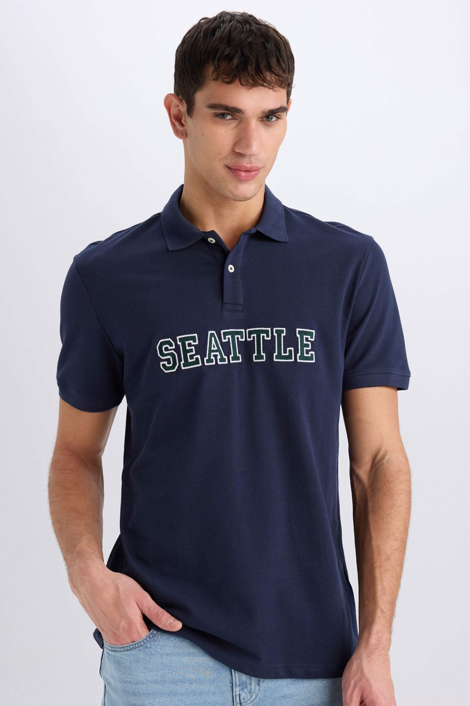 Regular Fit Polo Collar Polo T-Shirt