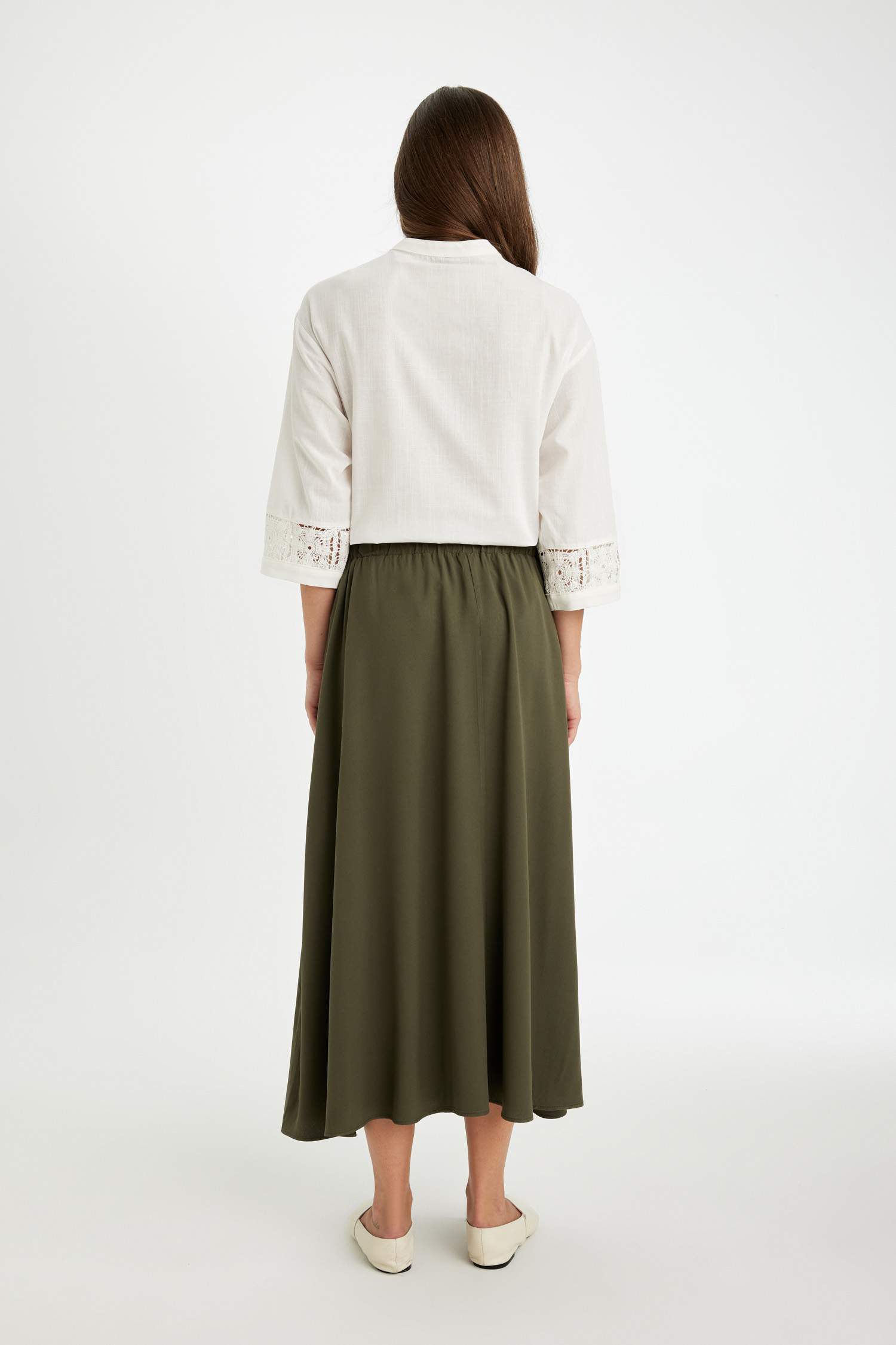 A Cut Basic Belmando Maxi Skirt